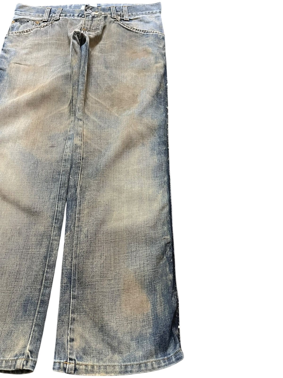 Vintage Dolce&Gabbana Mudwash Straight Leg Denim