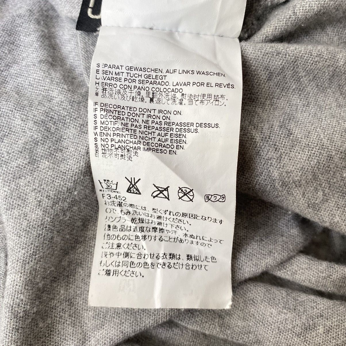 Marc Jacobs MARC JACOBS Gray Tee with Brown Collar & Logo Print Size US L / EU 52-54 / 3 - 10 Thumbnail