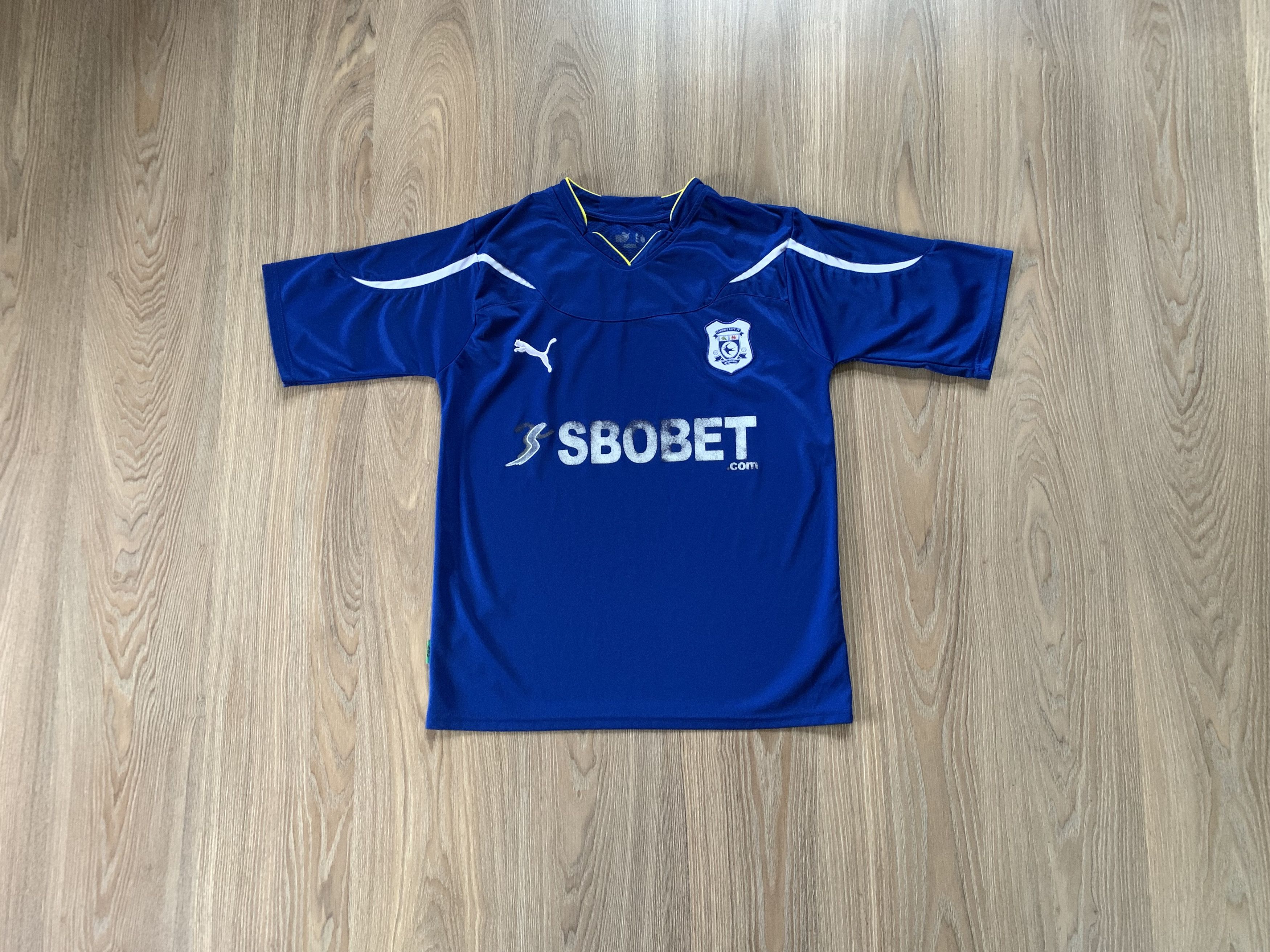 Puma × Vintage Vintage Puma Cardiff Home Shirt 2010-2011 Size US S / EU 44-46 / 1 - 1 Thumbnail
