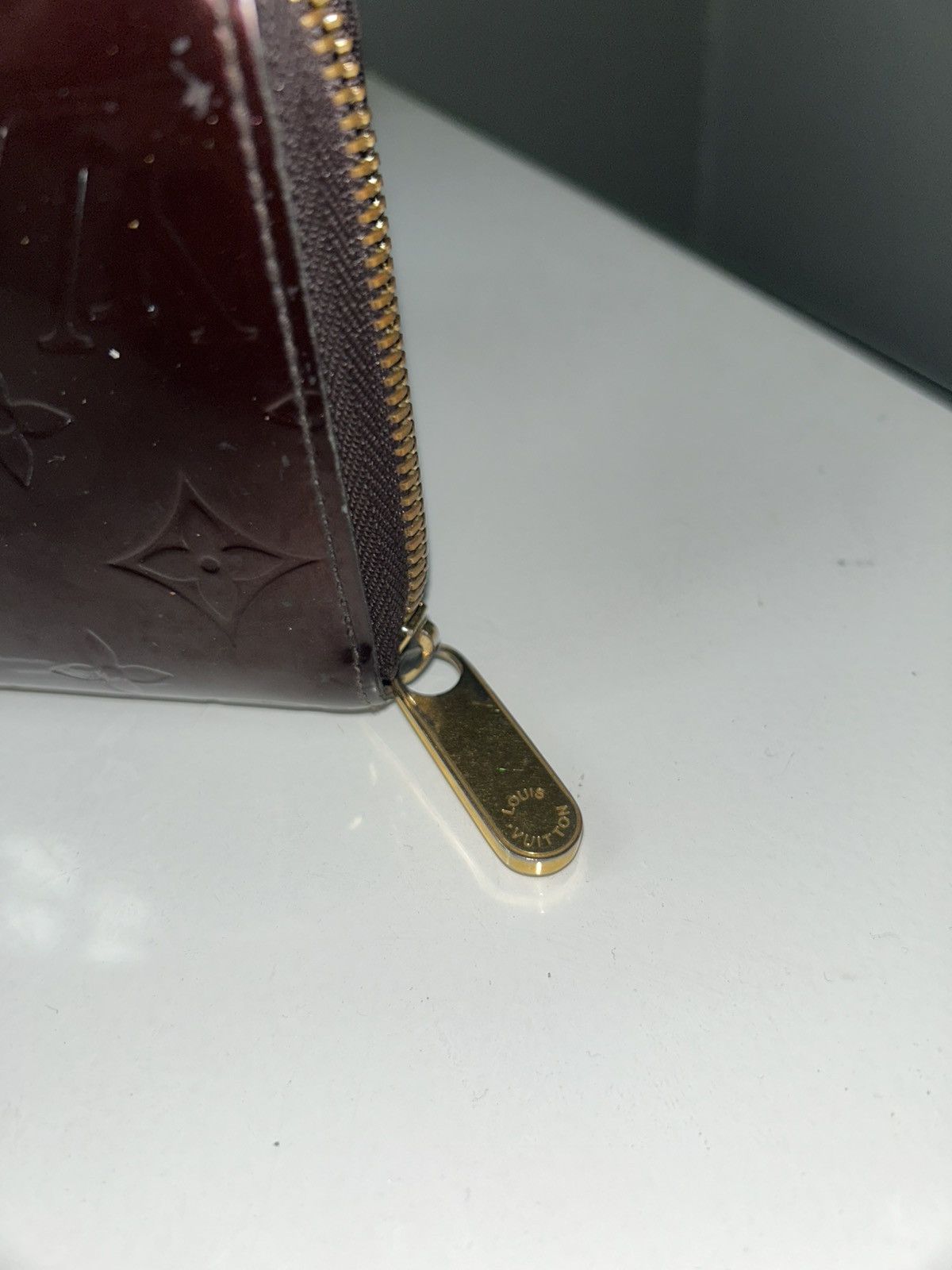 Louis Vuitton Louis Vuitton Monogram Amarante Vernis Zippy Wallet CA4130 Size ONE SIZE - 15 Thumbnail