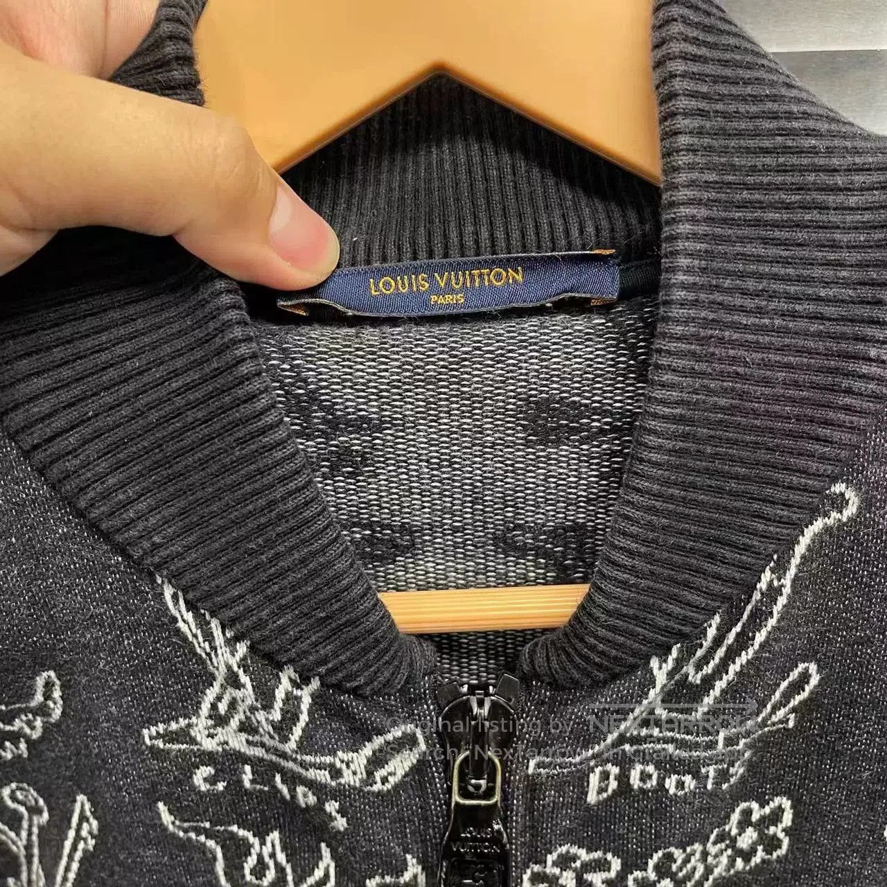 Louis Vuitton Louis Vuitton Black Monogram Zip Jacket. Size US S / EU 44-46 / 1 - 3 Thumbnail