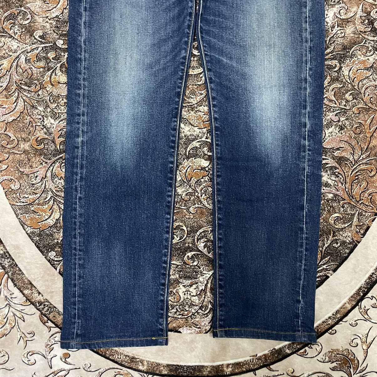 Levi's Vintage Clothing 🔥Levis 505 Big E Repro Stoned Washed Distress Denim Jeans Size US 32 / EU 48 - 3 Thumbnail