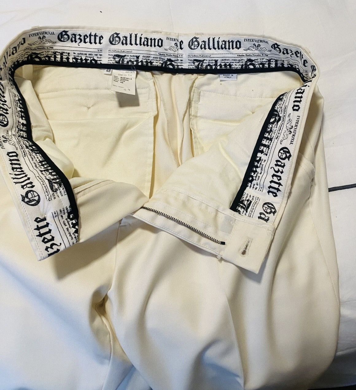 John Galliano JOHN GALLIANO Set Jacket & Pant Size 48R - 18 Thumbnail