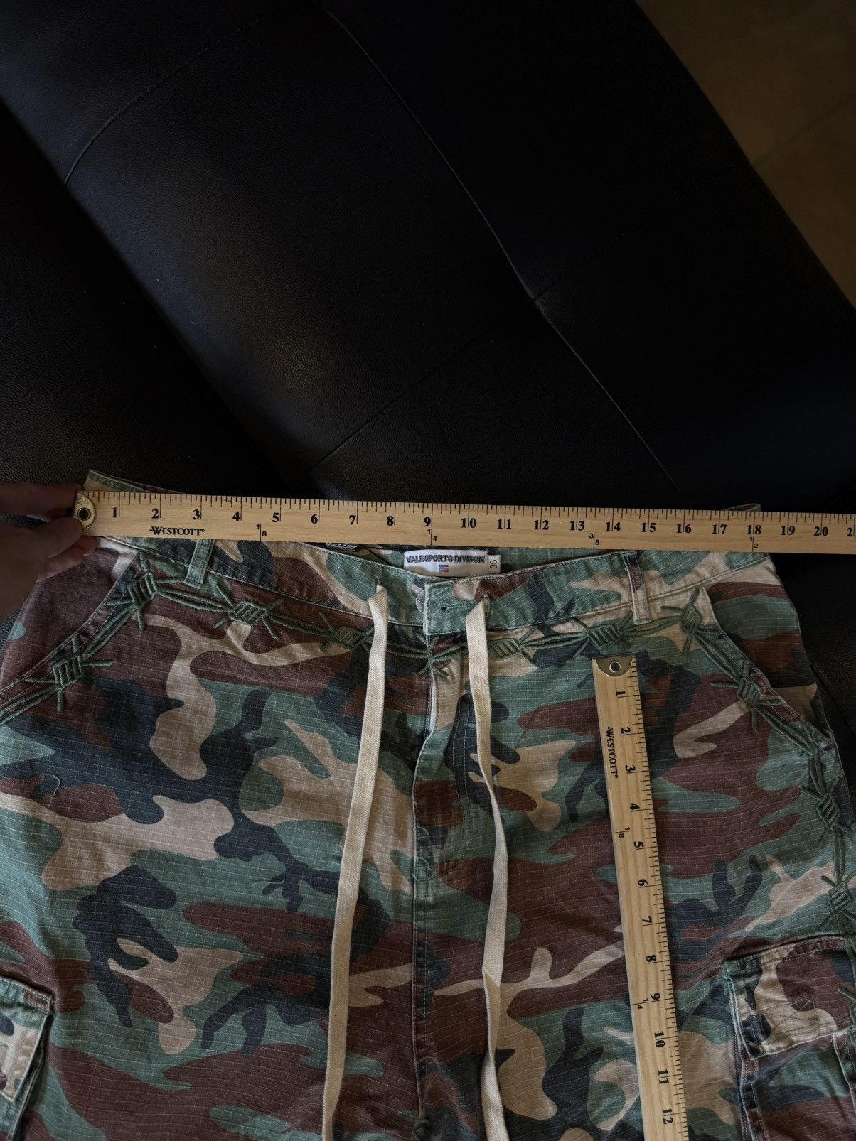 Vale Valley Green Camo Wire Shorts Size 36 (NEW) Size US 36 / EU 52 - 8 Thumbnail