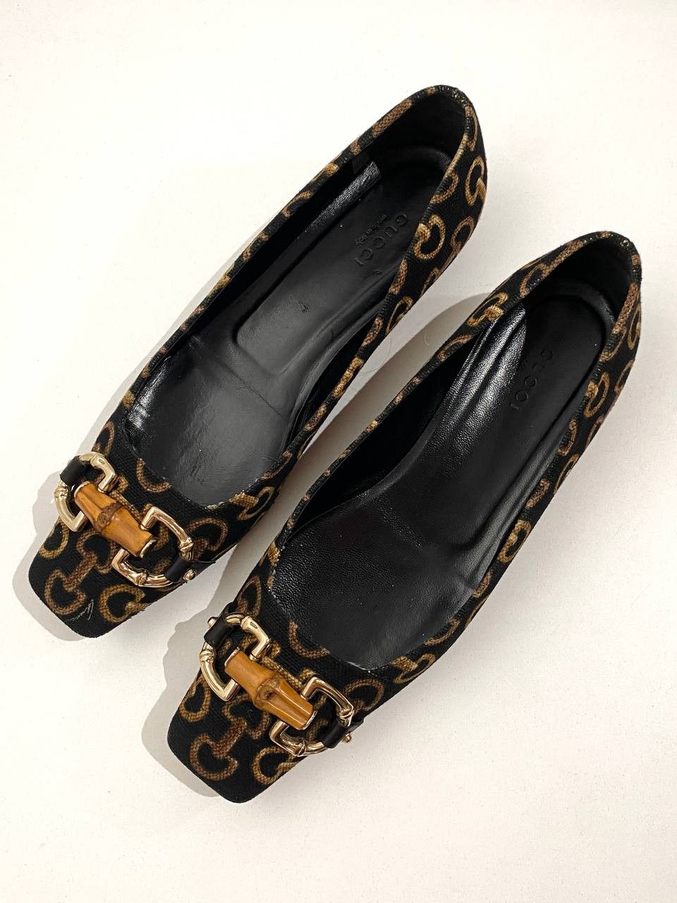 Gucci Gucci x Tom Ford GG Horsebit Bamboo Mule Ballet Flats Shoes Size US 7.5 / IT 37.5 - 7 Thumbnail