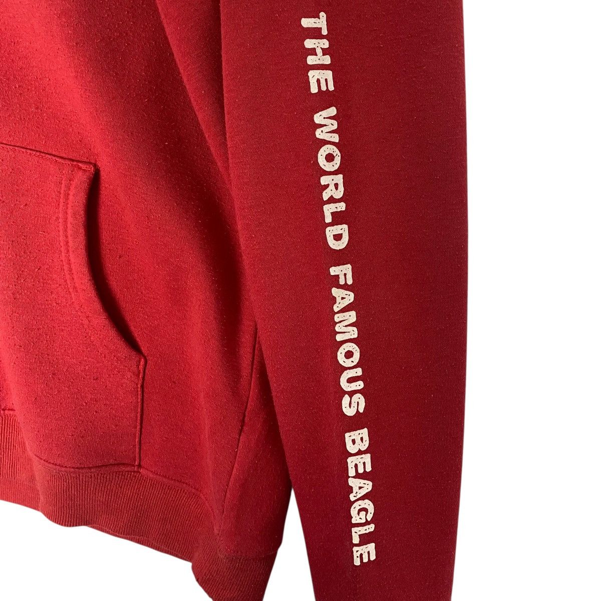 Vintage Vintage Peanuts Hoodie Sweater Red Pullover Jumper Size S Size US S / EU 44-46 / 1 - 6 Thumbnail