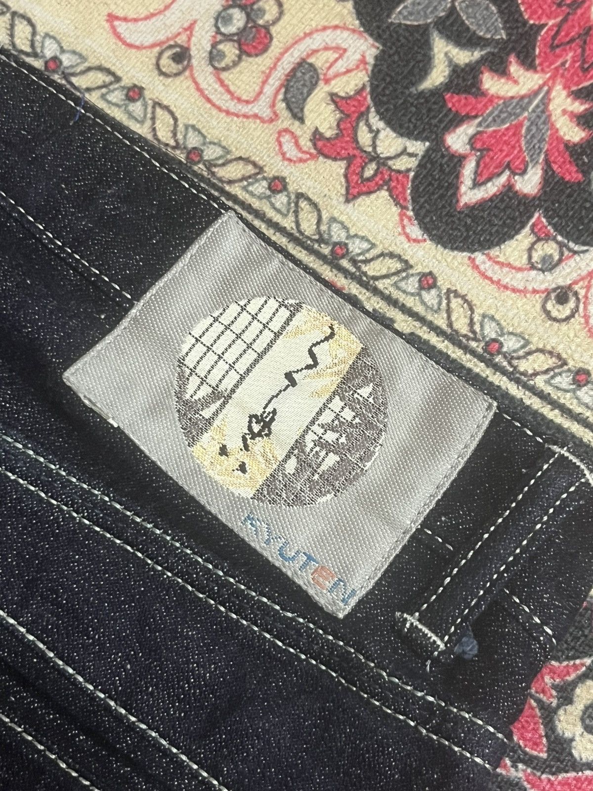 Kapital Vintage Japan Kyuten Okayama Dark Washed Sashiko Stitch Jean Size US 32 / EU 48 - 10 Thumbnail