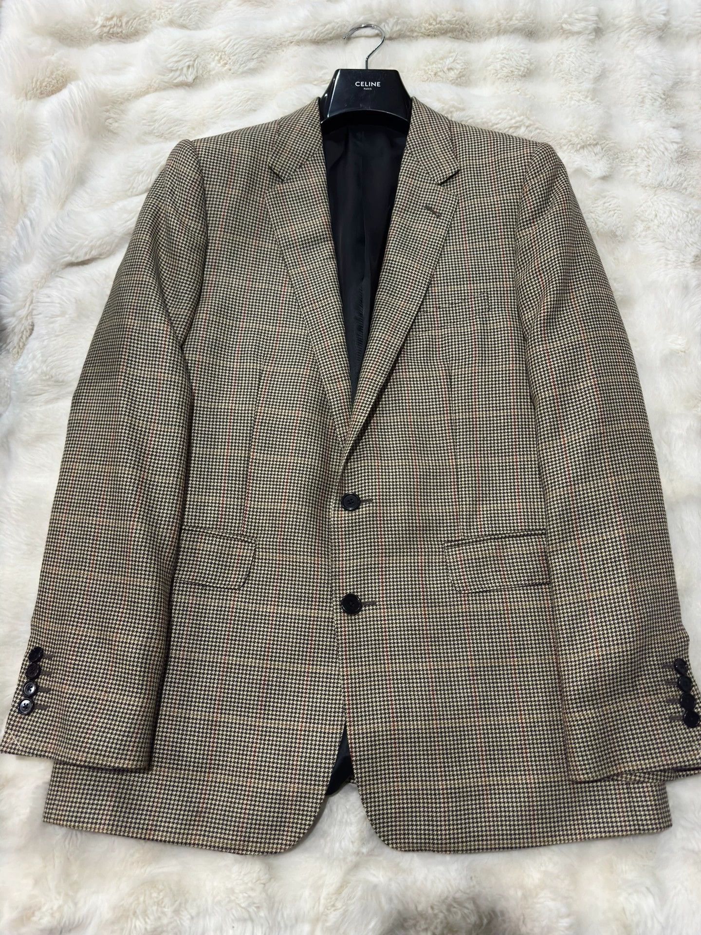 Celine Celine brand new men's plaid suit size 52 Size 52R - 1 Thumbnail