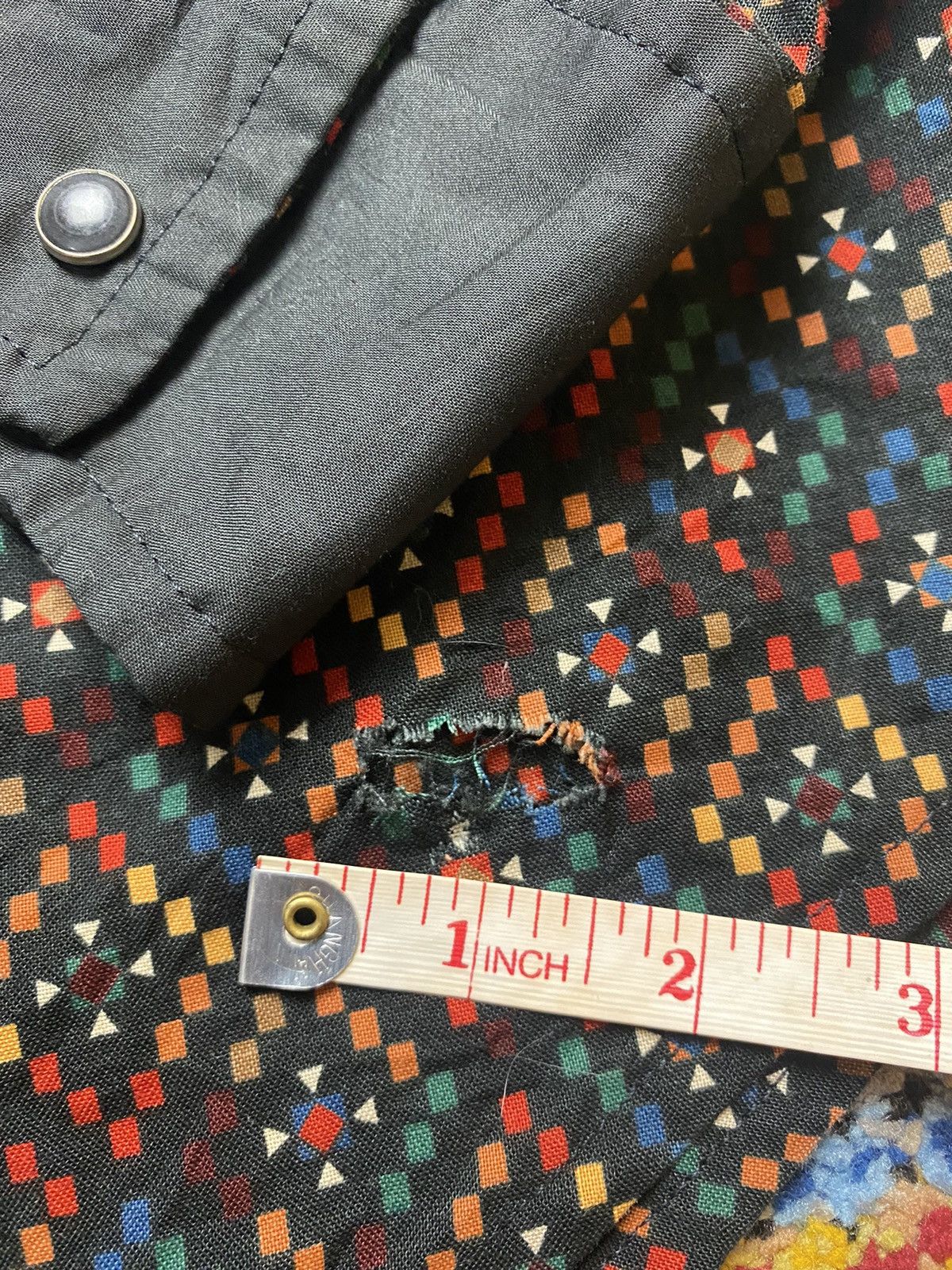 Japanese Brand × Vintage CLASSIC WESTERN COWBOY STYLE FLANNELS STONE STUDS SHIRTS Size US L / EU 52-54 / 3 - 8 Thumbnail