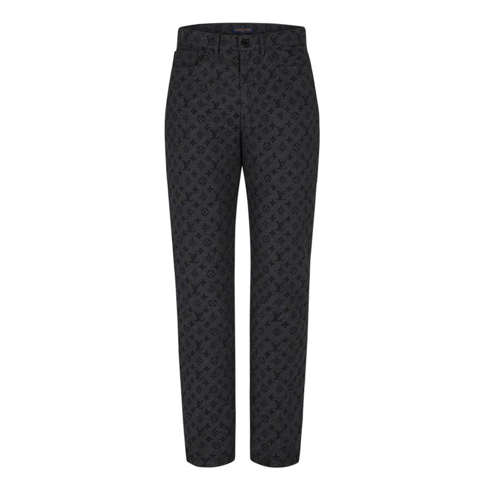 Louis Vuitton Louis Vuitton NBA Monogram Logo Gris Chine Grey Black Size US 34 / EU 50 - 1 Thumbnail