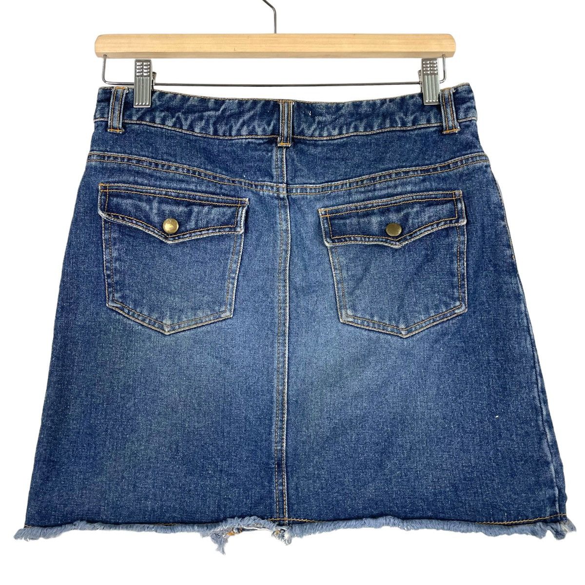 Japanese Brand × Seditionaries 💥 LOVER HOUSE JAPAN DENIM MINI SKIRT Size 30" / US 8 / IT 44 - 7 Thumbnail