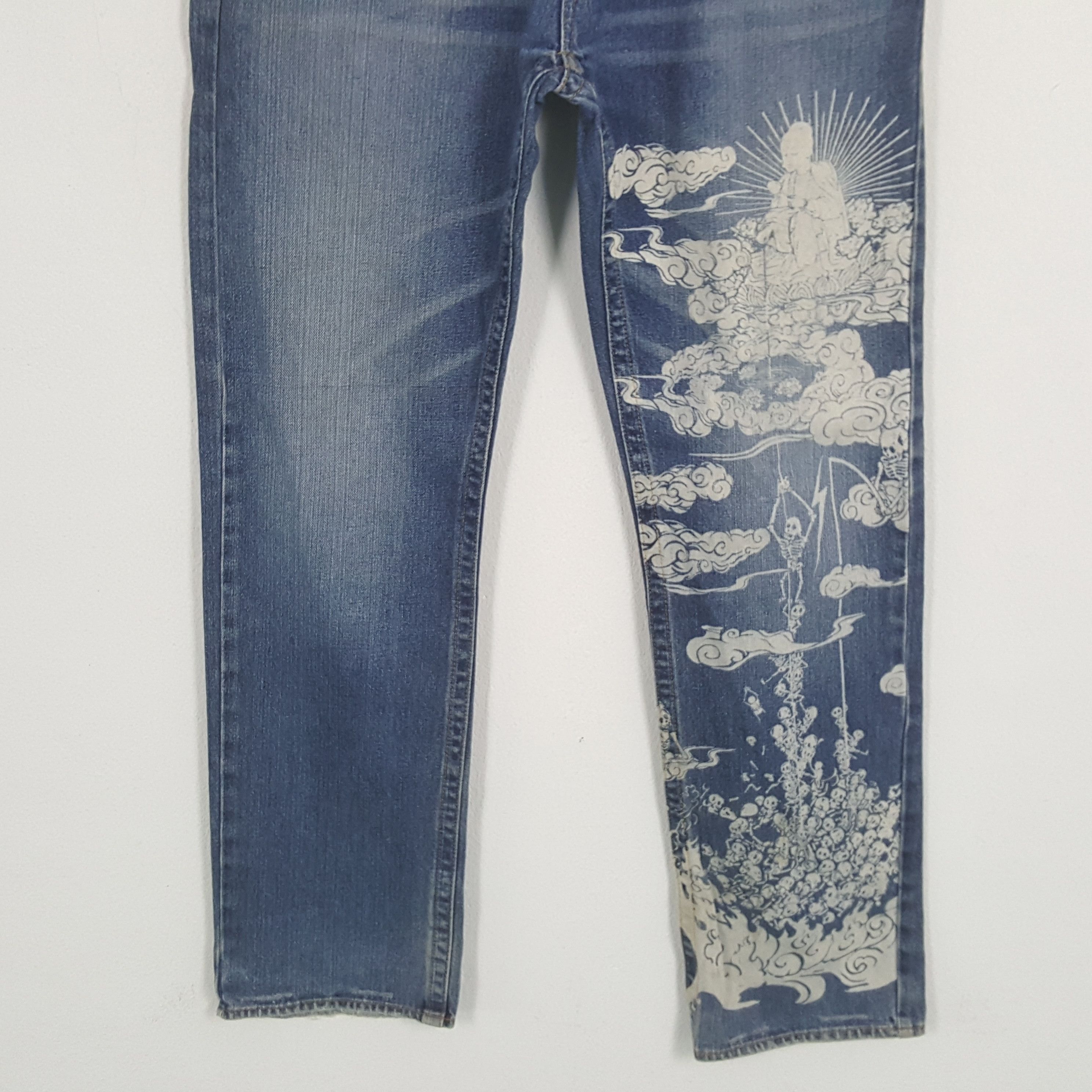 Designer × Japanese Brand × Vintage Vintage Japanese Fashion Brand Traditional Style Jeans Size US 36 / EU 52 - 3 Thumbnail