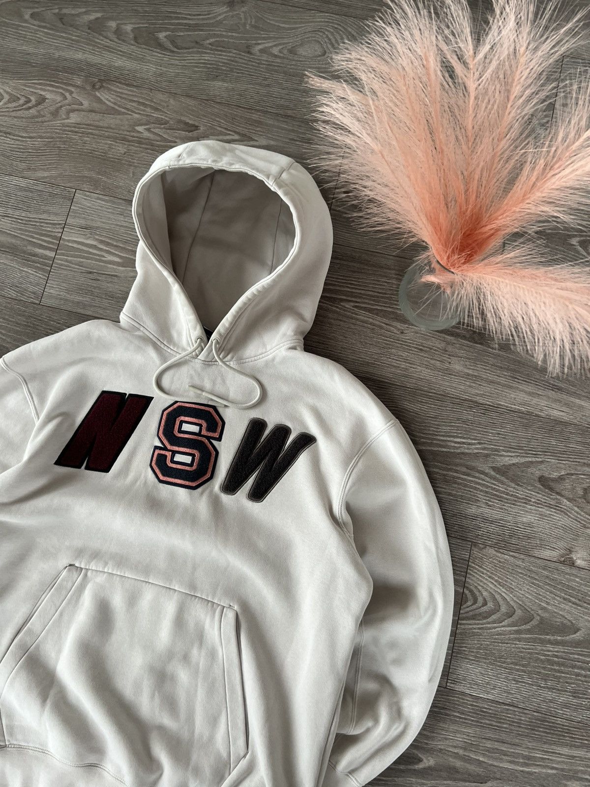 Nike ‼️Nike NSW Flanel Teddy Logo Rare Oversize Hoodie‼️ Size US S / EU 44-46 / 1 - 5 Thumbnail