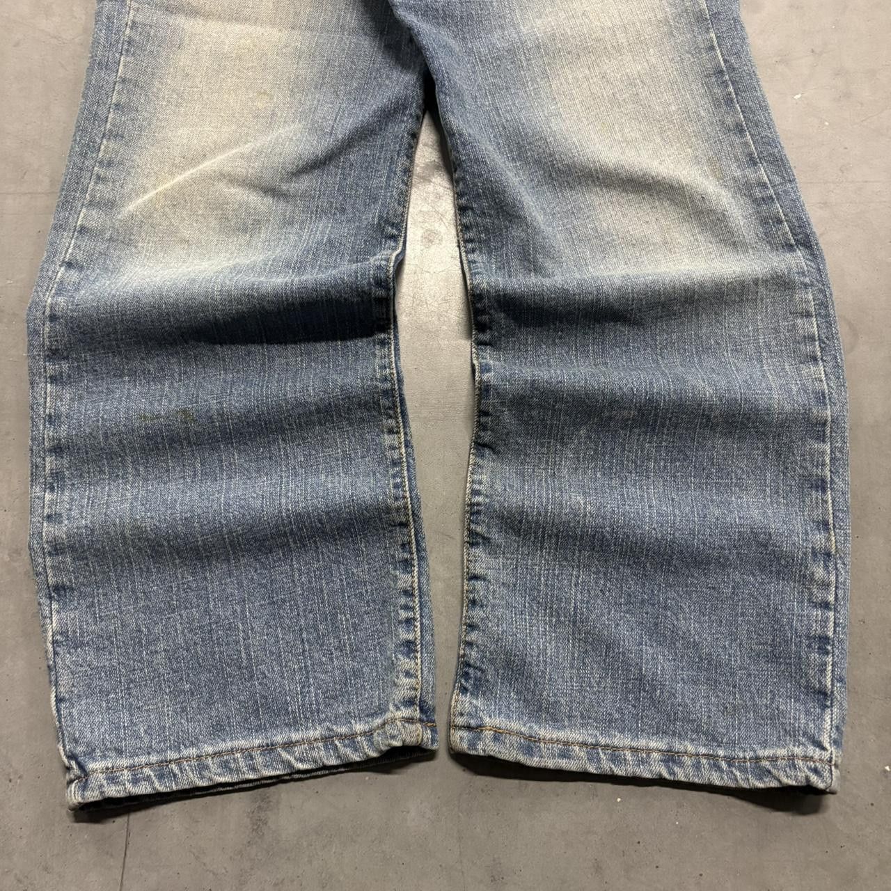 Levi's Crazy Vintage Y2K/2000s Levis 505 Straight Leg Streetwear Medium Blue Wash Denim Jeans! Size US 32 / EU 48 - 3 Thumbnail