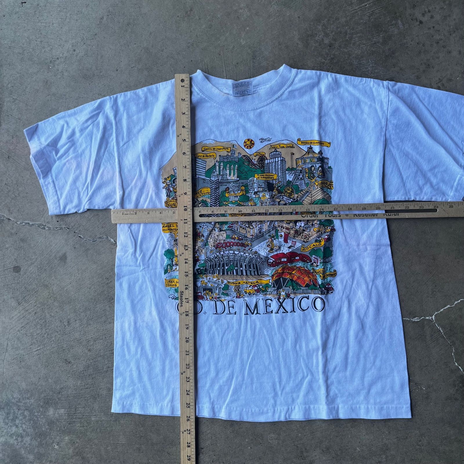 Vintage VINTAGE CD DE MEXICO NOVELTY SHIRT TOURISM ART LARGE 90S Size US L / EU 52-54 / 3 - 5 Thumbnail