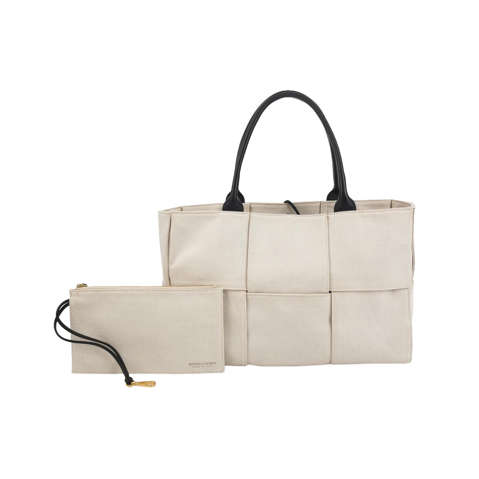 Bottega Veneta Bottega Veneta Arco Canvas Intrecciato Tote Bag Size ONE SIZE - 1 Thumbnail