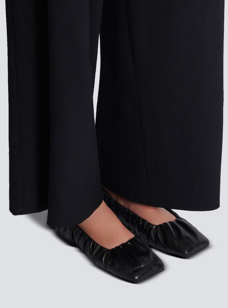 Balmain o1s1wg111225 Eden Ballerina Flats in Black Size US 7 / IT 37 - 7 Thumbnail