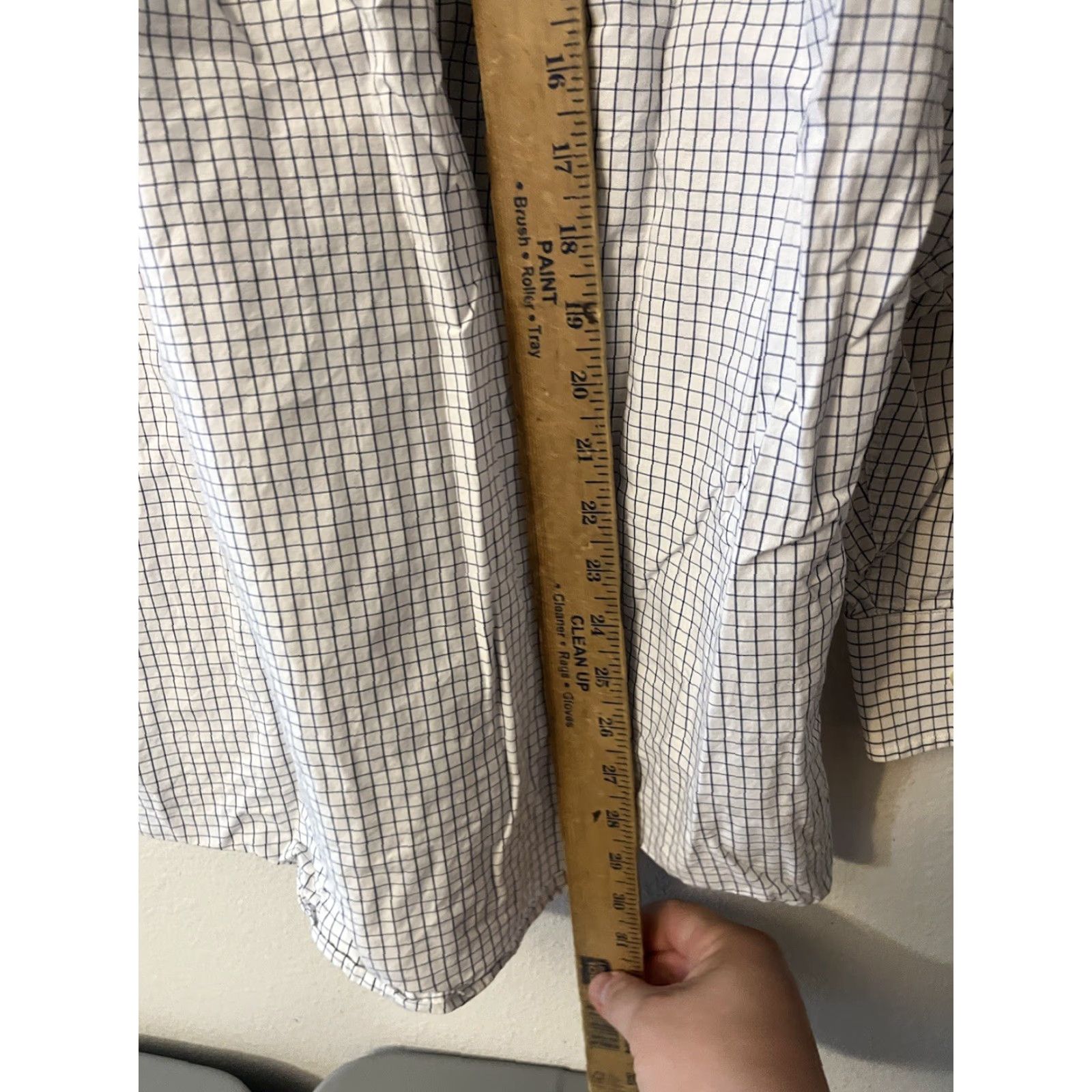Tommy Hilfiger Tommy Hilfiger Shirt Men Reg Fit Plaid White Gingham Long Sleeve Button Down 16.5 Size US L / EU 52-54 / 3 - 4 Thumbnail