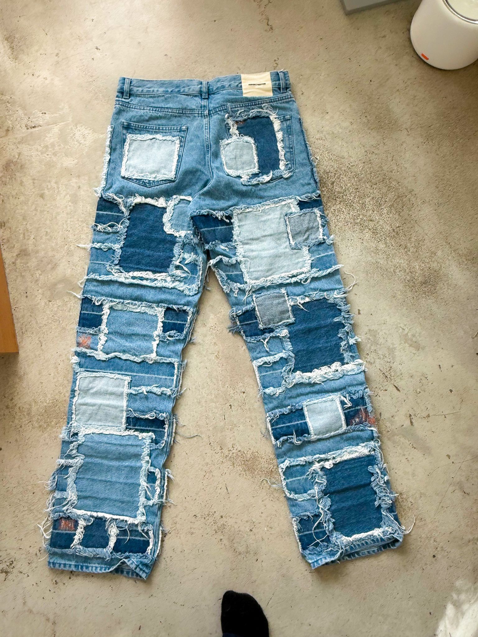 Heron Preston Heron Preston Patchwork 5-Pocket Jeans Size US 34 / EU 50 - 2 Thumbnail