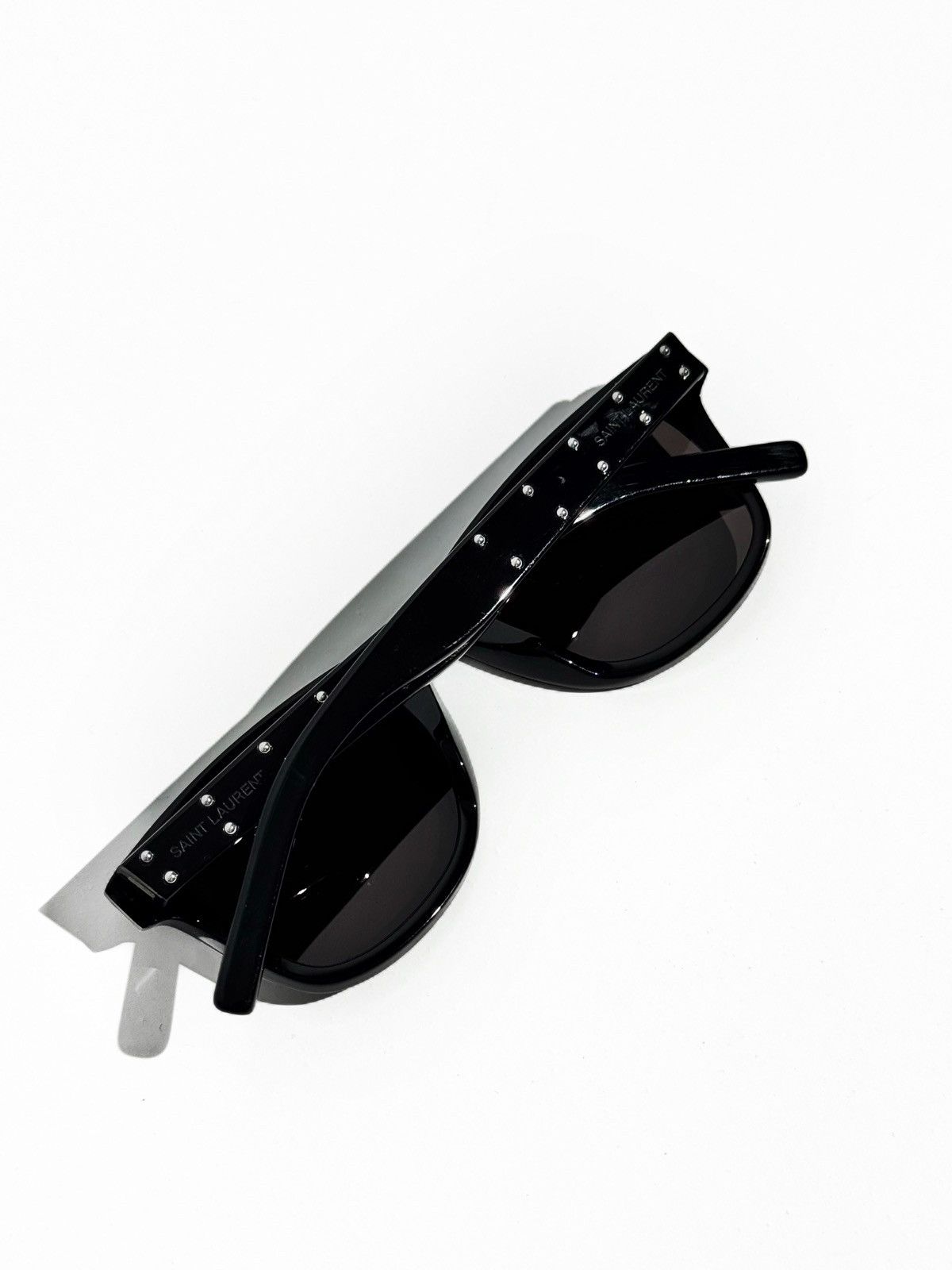 Saint Laurent Paris SS16 Saint Laurent SL51 Studded Black Sunglasses Size ONE SIZE - 5 Thumbnail