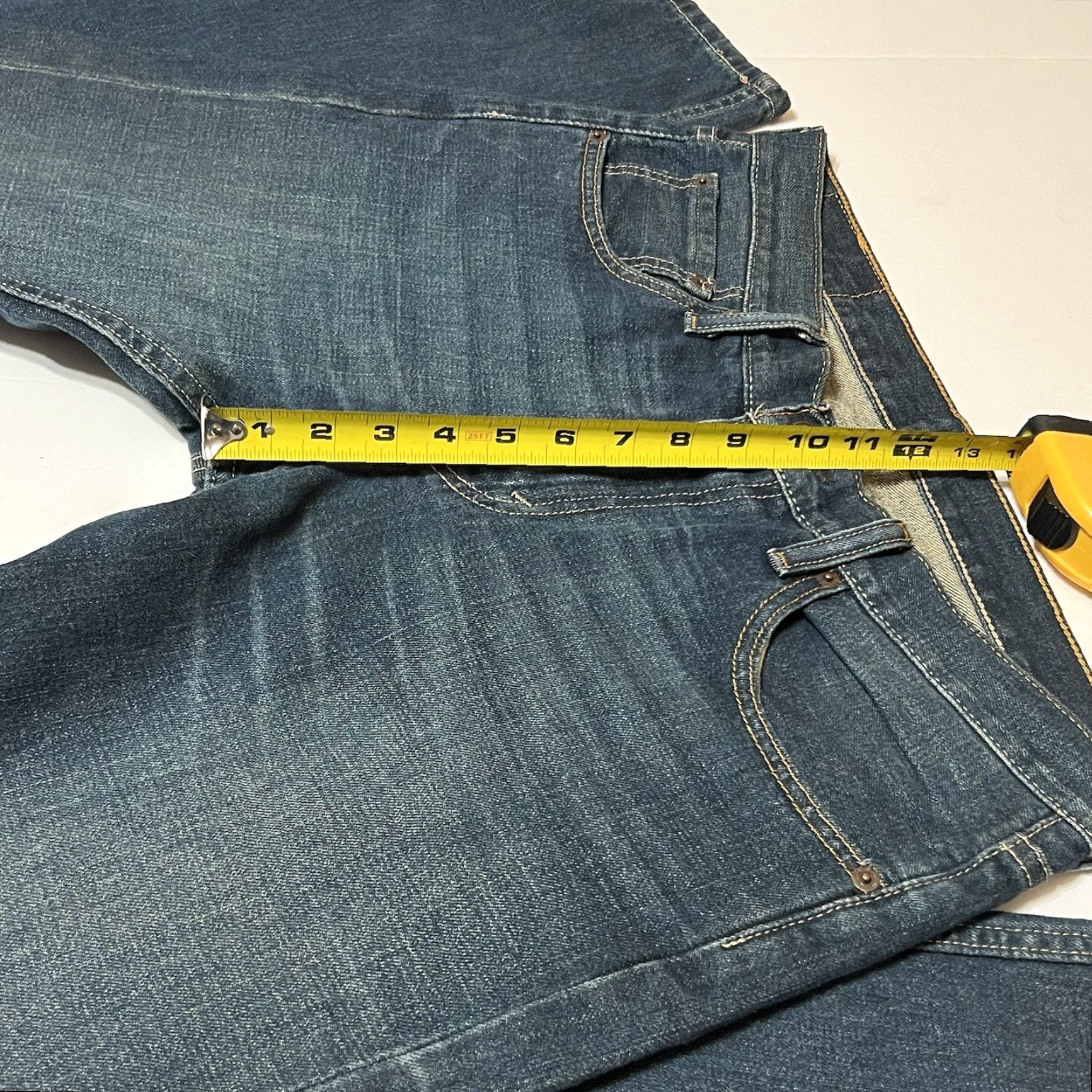 Levi's Levi's 527 Jeans Blue Boot Cut Denim Western 34x31 Regular Mens Belt Loops 5-Pocket Cotton Denim Medium Wash Vintage No 527 Model Cowboy Theme Western Size US 34 / EU 50 - 4 Thumbnail