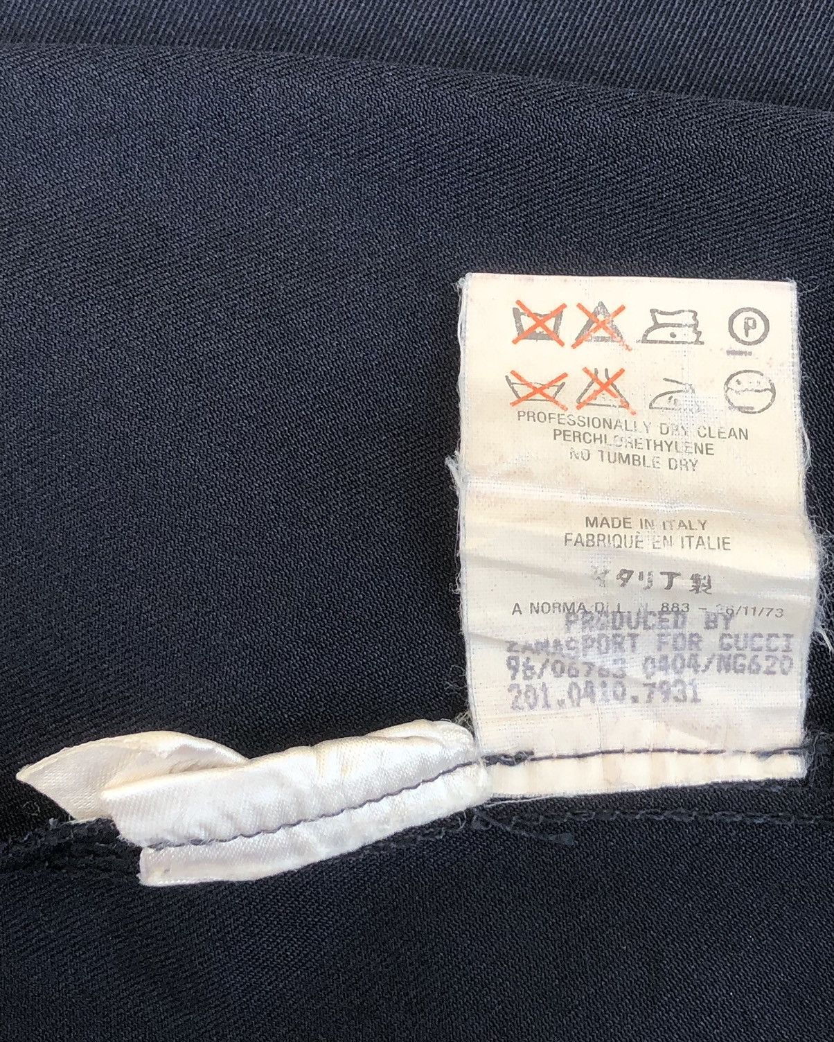 Gucci 1996 Gucci by Tom Ford Nylon—Spandex Pants Size 28" / US 6 / IT 42 - 5 Thumbnail