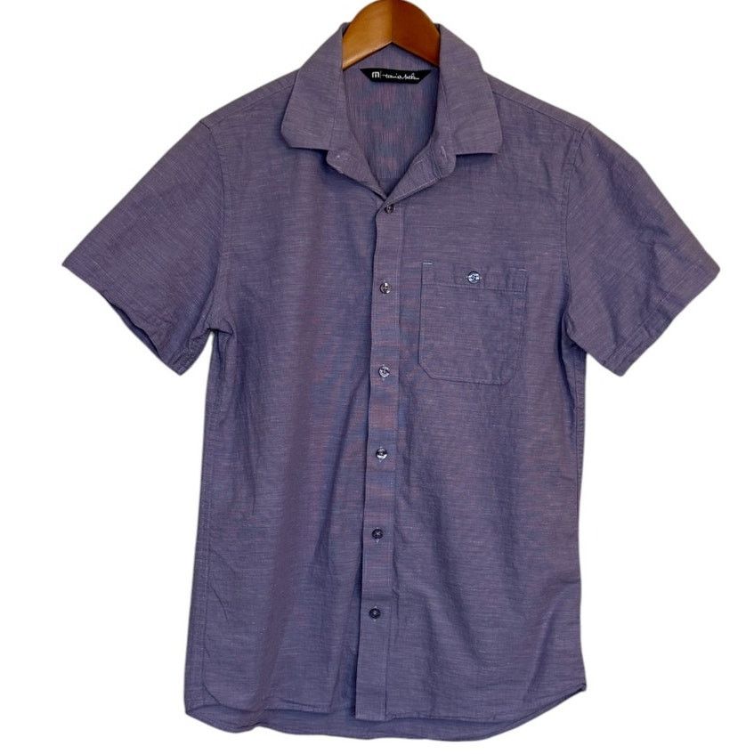 TravisMathew Travis Mathew Shirt Men Small Purple Studebaker Button Up Size US S / EU 44-46 / 1 - 1 Thumbnail
