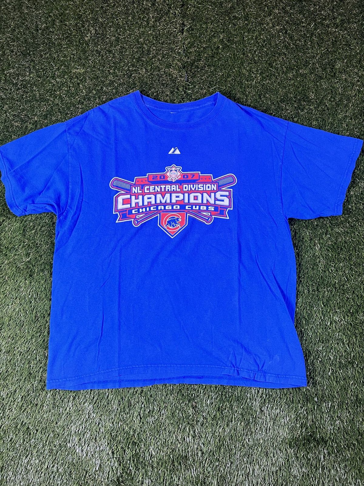 Majestic × Vintage Vintage Y2K Chicago Cubs Division Champions MLB Baseball Tee Size US XL / EU 56 / 4 - 1 Thumbnail