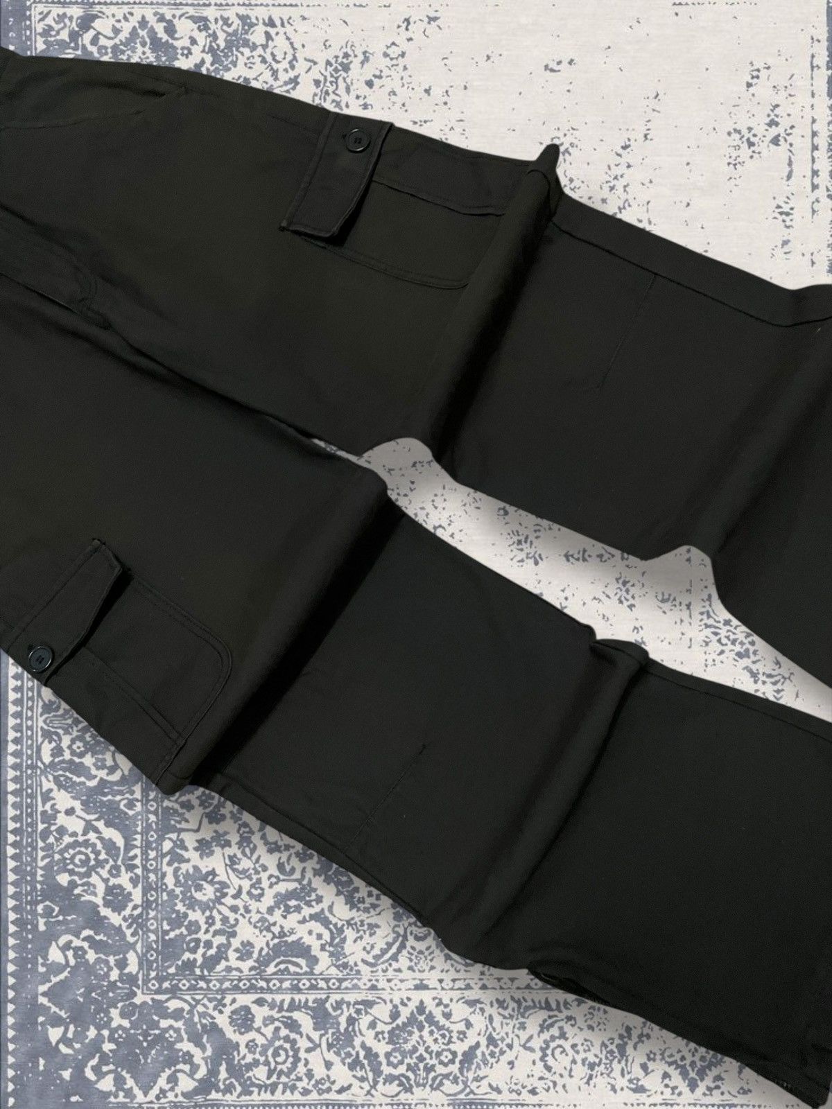 Vintage 90s Japan Designer Rectilina Cargo Mutlipocket Pant
