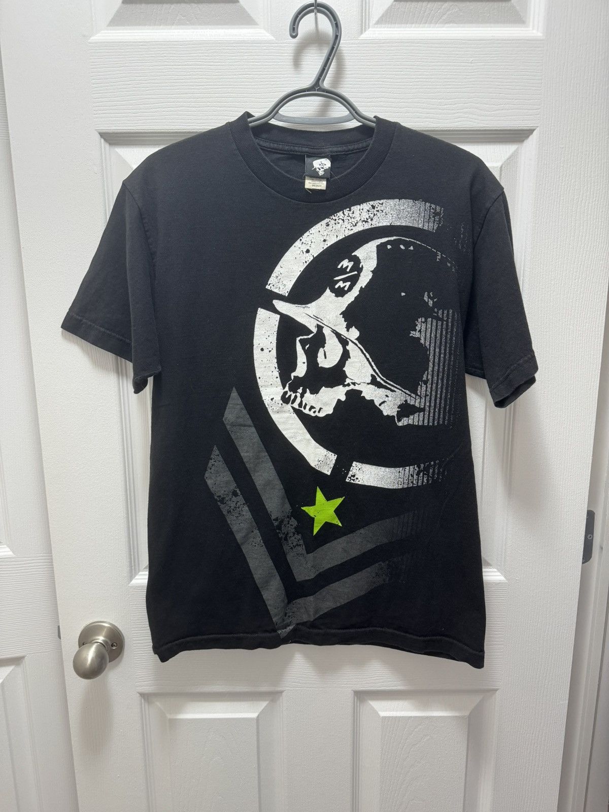 Metal Mulisha Metal Mulisha Vintage Black Army Skull Shirt Faded Y2k Size US M / EU 48-50 / 2 - 1 Thumbnail