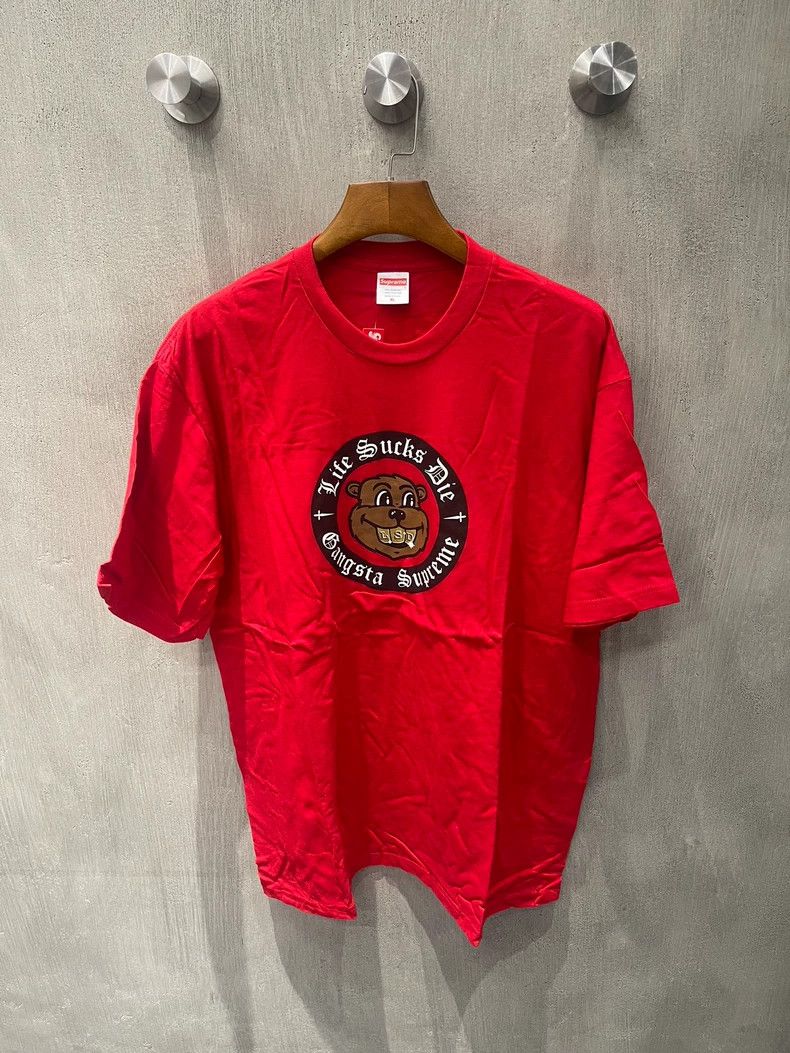 Supreme Supreme size l xl Gold Teeth Bear Short Sleeve 2501-Nextarr Size US XL / EU 56 / 4 - 1 Thumbnail