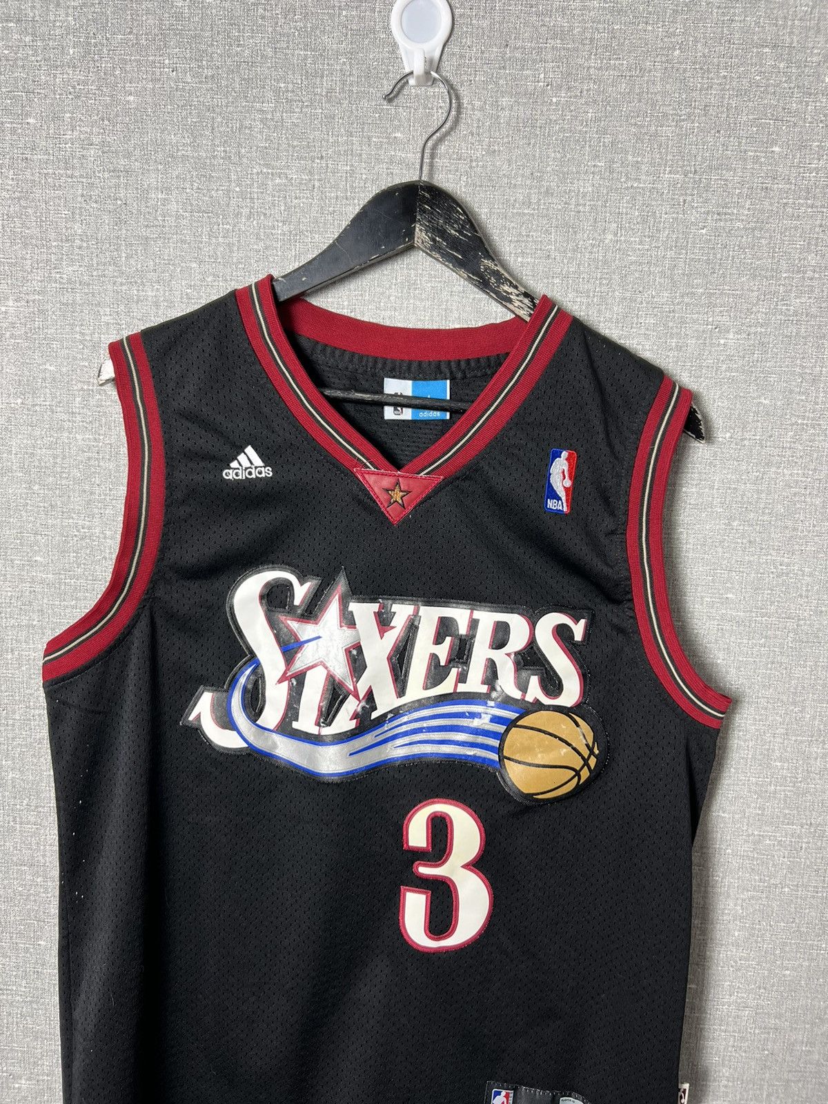 Adidas Adidas Allen Iverson Philadelphia Sixers 76ers NBA Jersey Size US M / EU 48-50 / 2 - 6 Thumbnail
