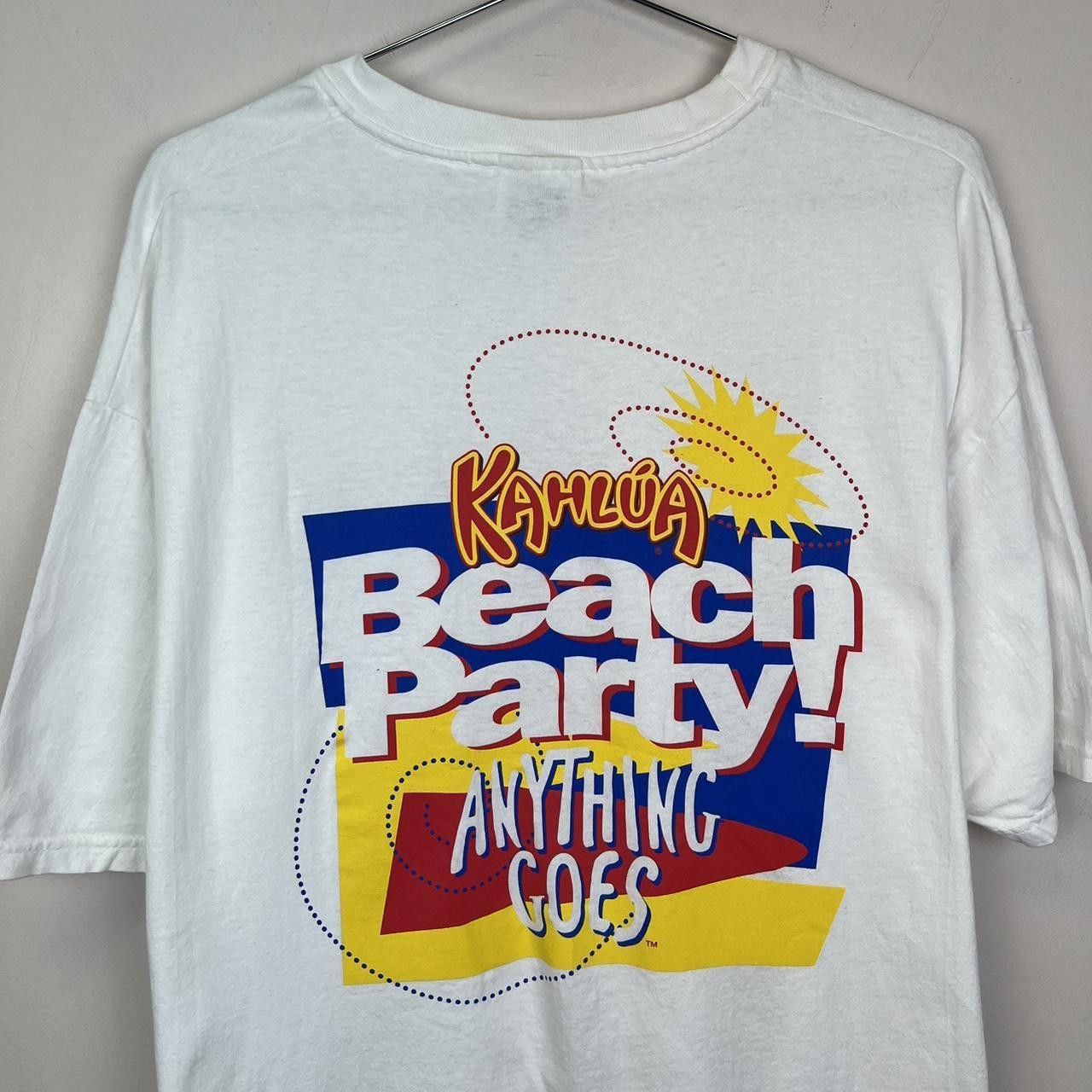 Hanes Kahlúa Beach Party Vintage T-Shirt 90s Hanes XL Size US XL / EU 56 / 4 - 2 Thumbnail