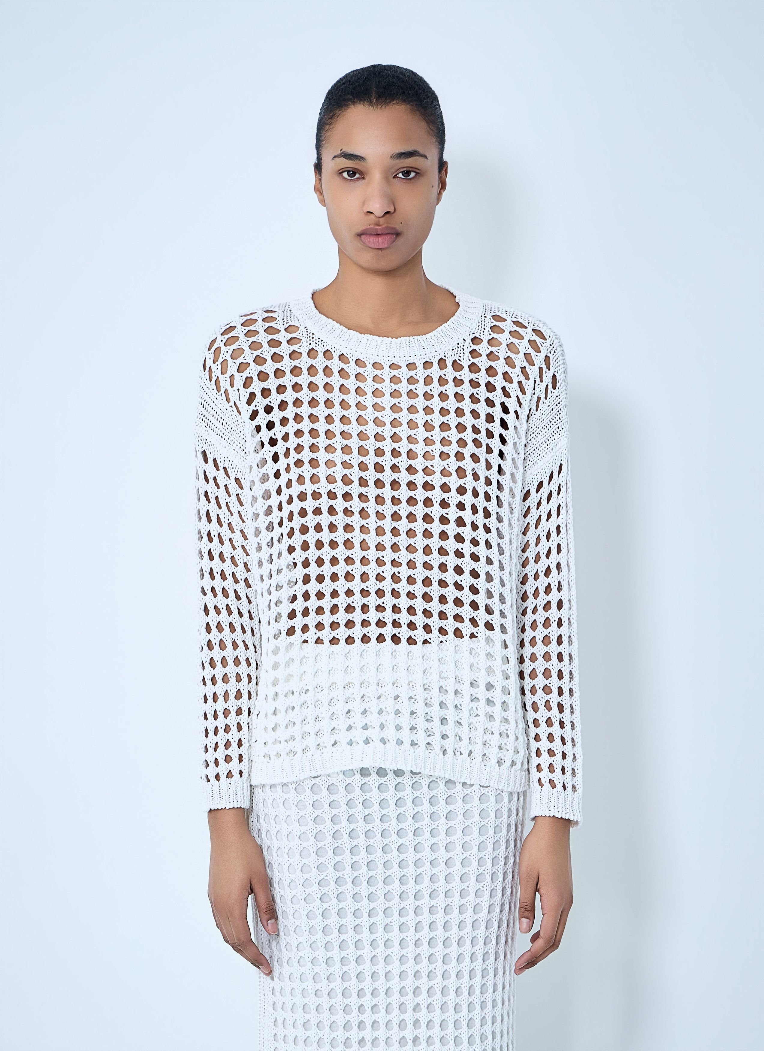Max Mara Open-Knit Jumper Size XS / US 0-2 / IT 36-38 - 1 Thumbnail