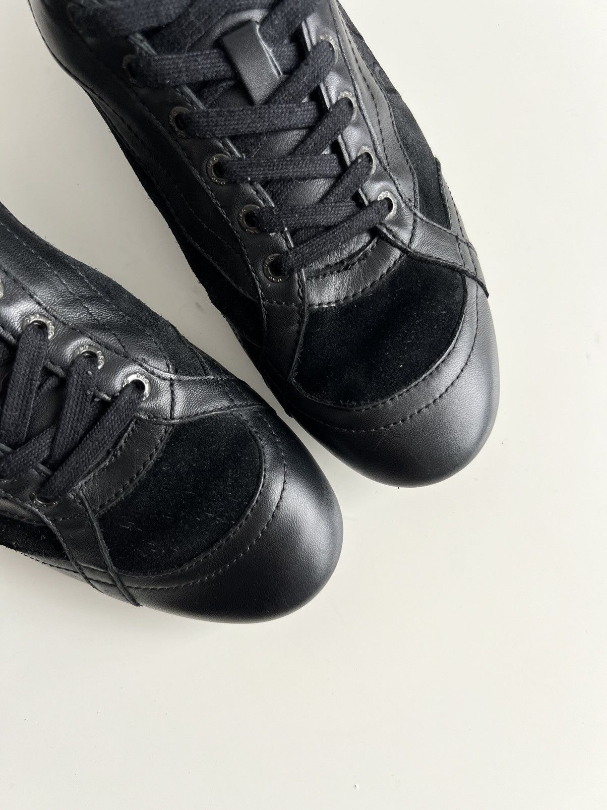 Dolce & Gabbana 🔥 Vintage 00s Dolce&Gabbana Spider Low-top Leather Sneakers Size US 7.5 / EU 40-41 - 5 Thumbnail