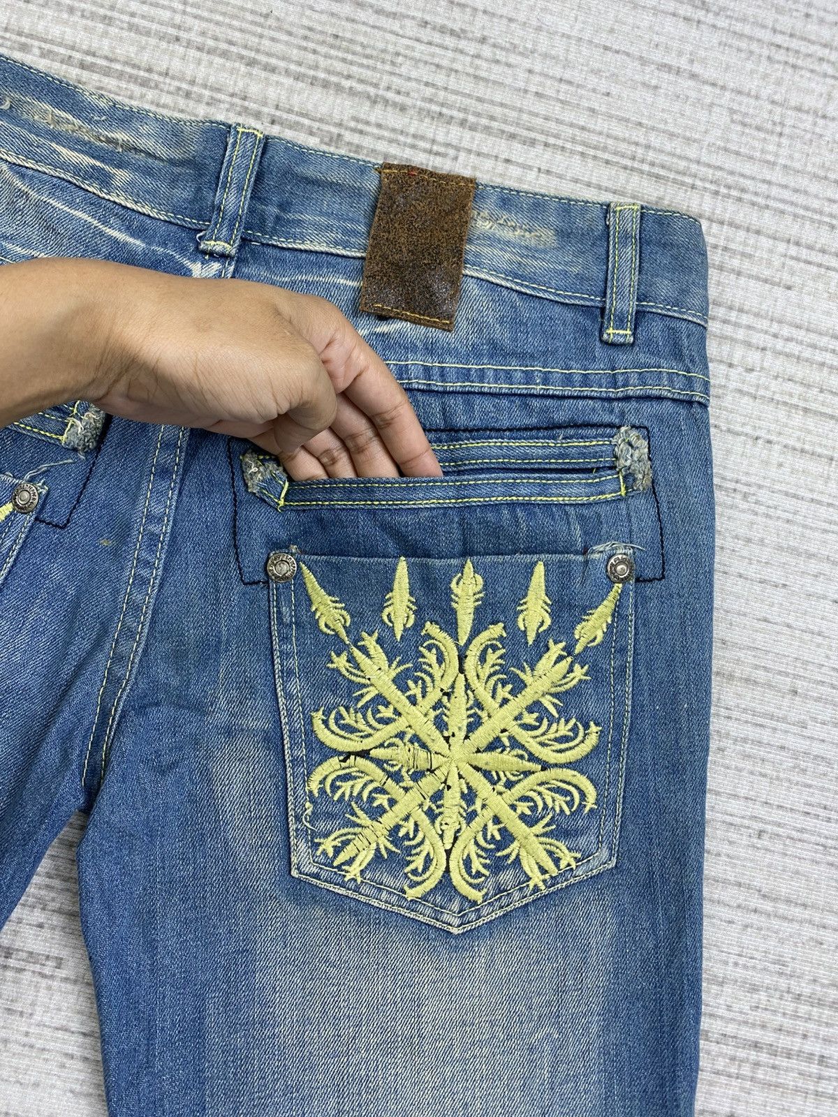 If Six Was Nine Vintage Red Pepper 70s Style Rolling Stone Custom Flare Pant Size US 30 / EU 46 - 12 Thumbnail