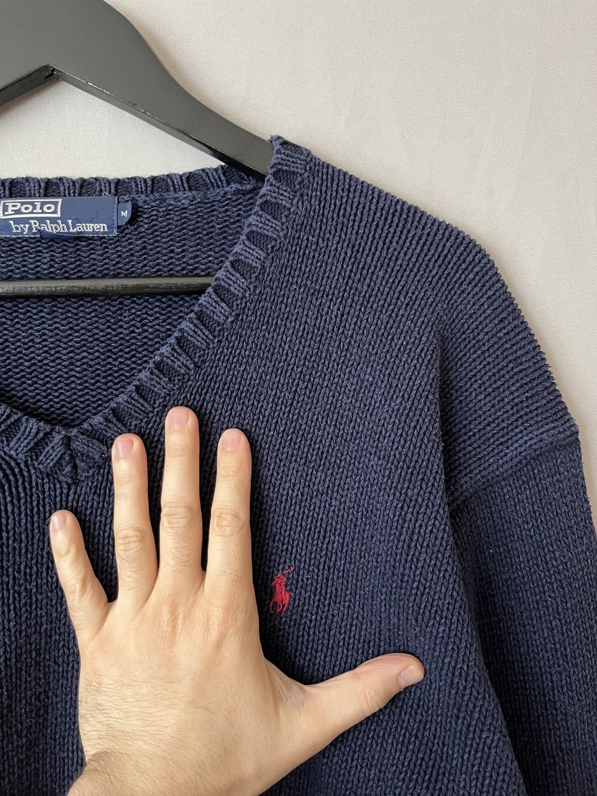 Polo Ralph Lauren × Vintage Polo Ralph Lauren Vintage Heavy Knit Hong Kong Iconic Sweate Size US M / EU 48-50 / 2 - 3 Thumbnail