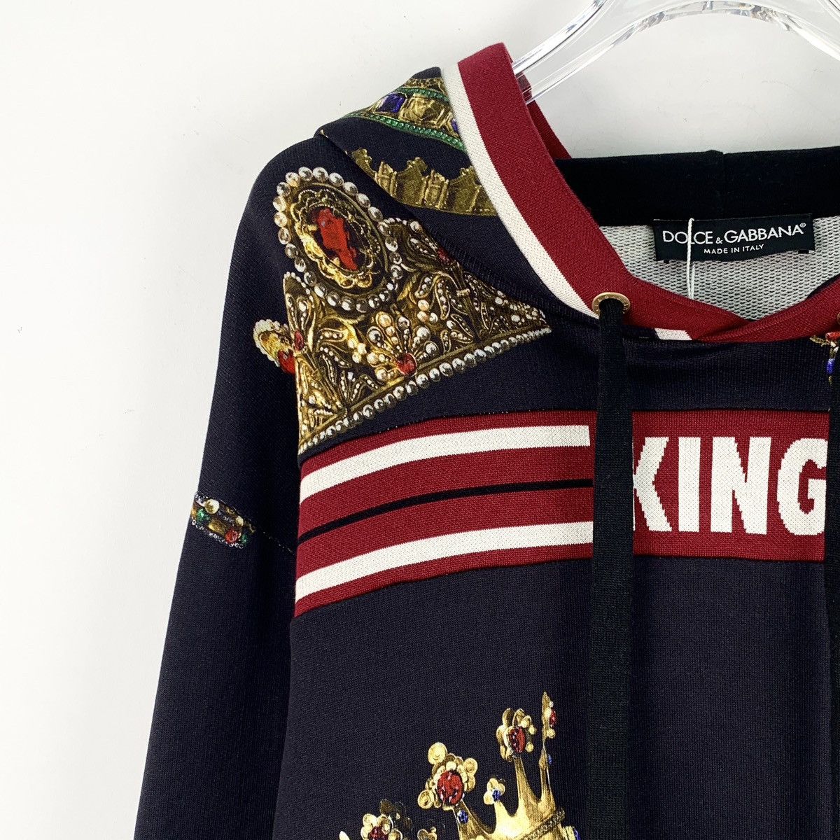 Dolce & Gabbana Dolce Gabbana Hooded Drawstring Long Sleeve Sweatshirt K26WX Size US L / EU 52-54 / 3 - 3 Thumbnail