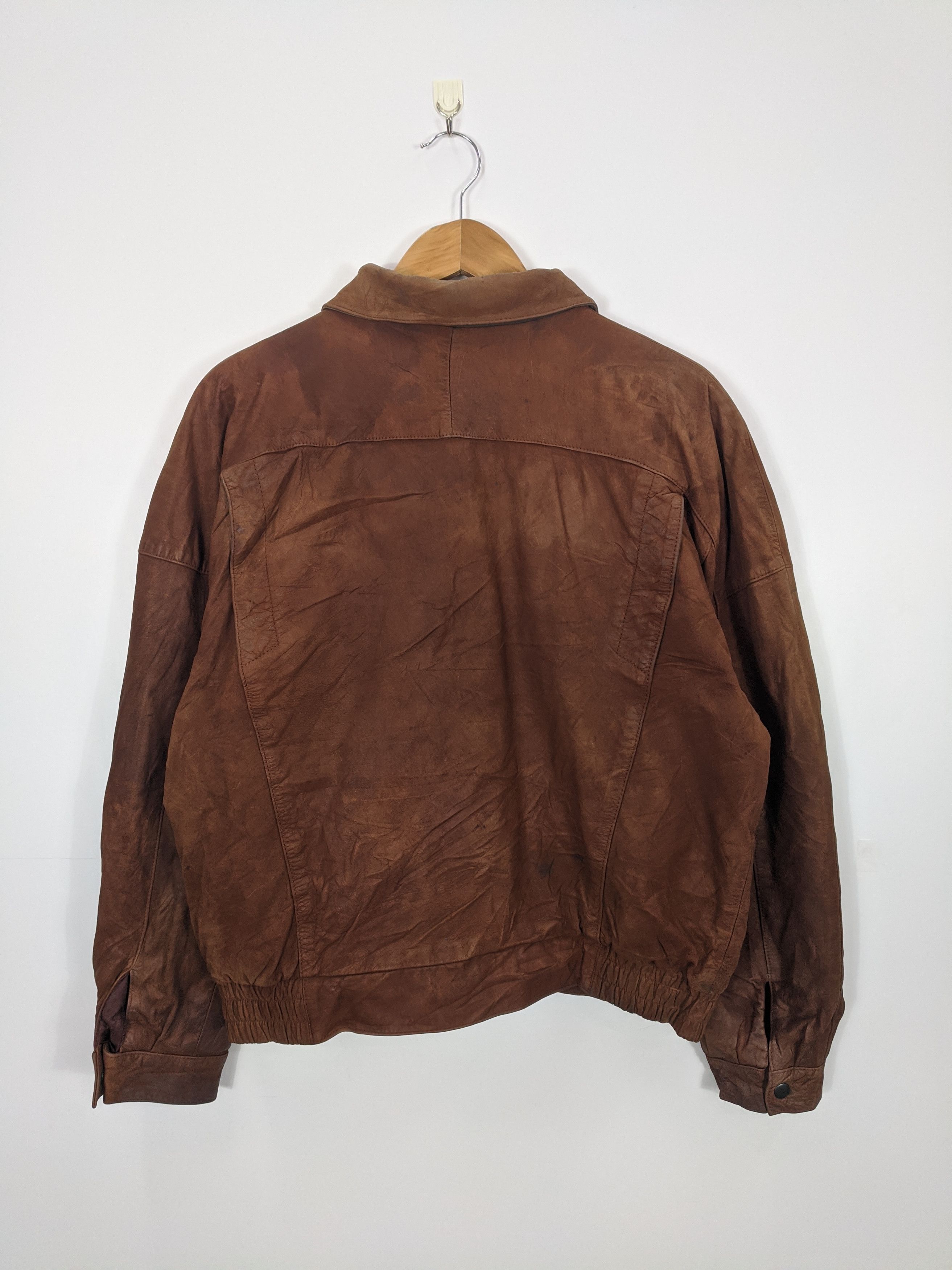 Vintage Vintage 80s Studio 7036 Leather Jacket J0347 Size US M / EU 48-50 / 2 - 3 Thumbnail