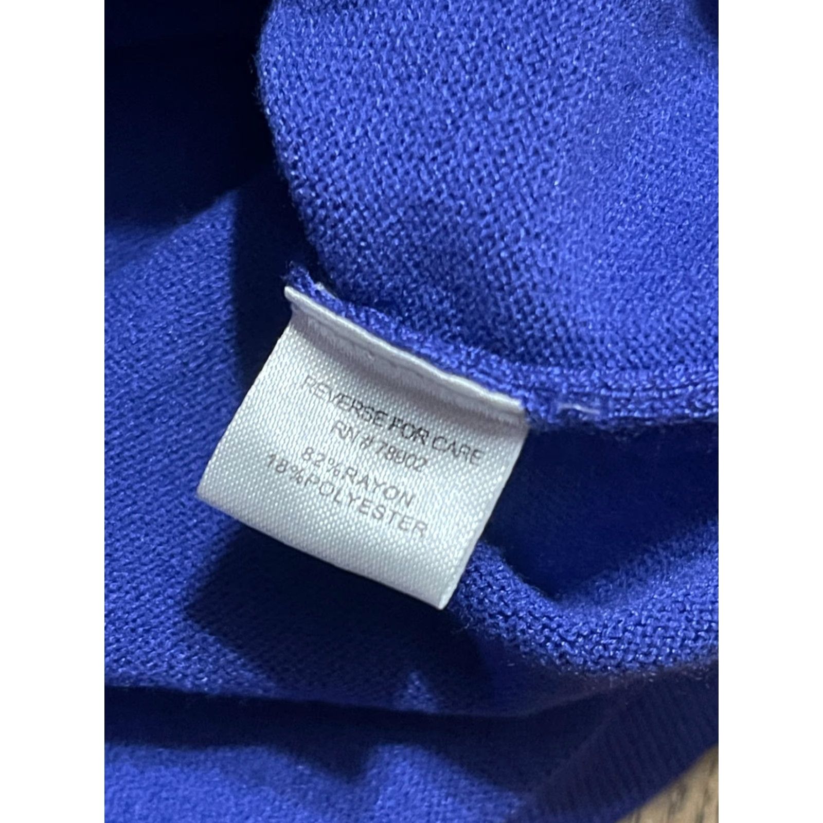 Vintage Erin London Sweater Women’s Large Blue Pullover Mock Neck Casual Knit Pullover London Style Womens Size L Regular Size L / US 10 / IT 46 - 7 Thumbnail