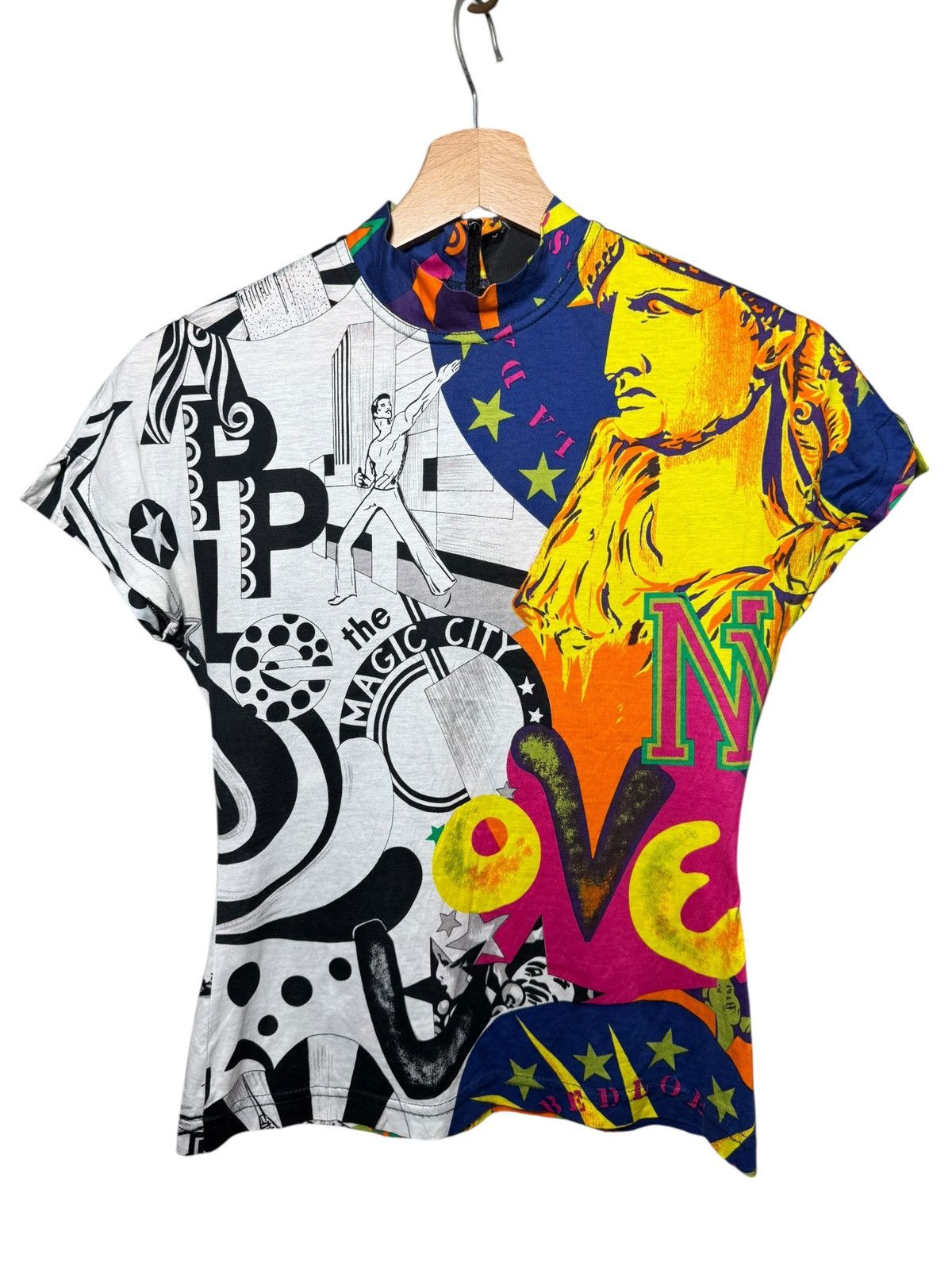 Versace Versace Jeans Couture Pop Art Top Multicolor S Size S / US 4 / IT 40 - 1 Thumbnail