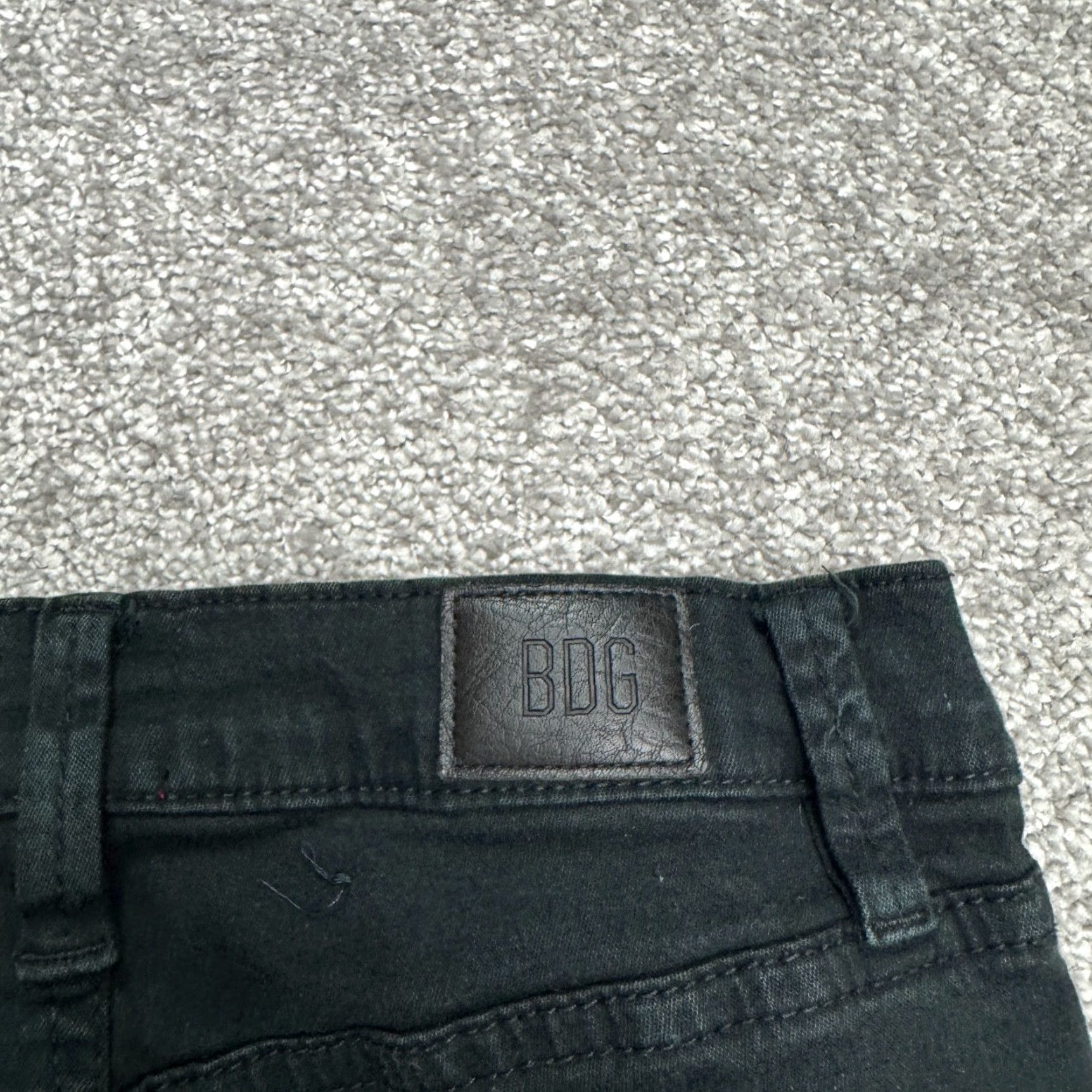 Bdg VINTAGE BDG Urban Outfitters Womens Skinny Jeans 25 Black High Rise 28 in Denim Streetwear Size 42" / US 20 - 5 Thumbnail