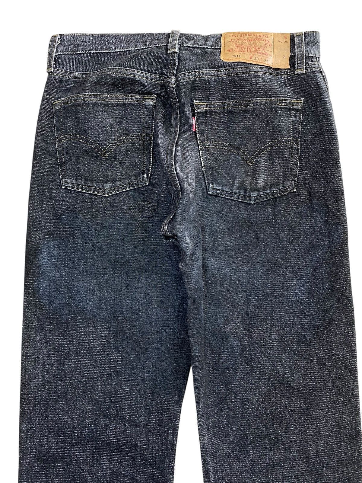 Levi's Vintage Levi’s Dark Acid Wash Style Loose Jeans Size US 30 / EU 46 - 4 Thumbnail