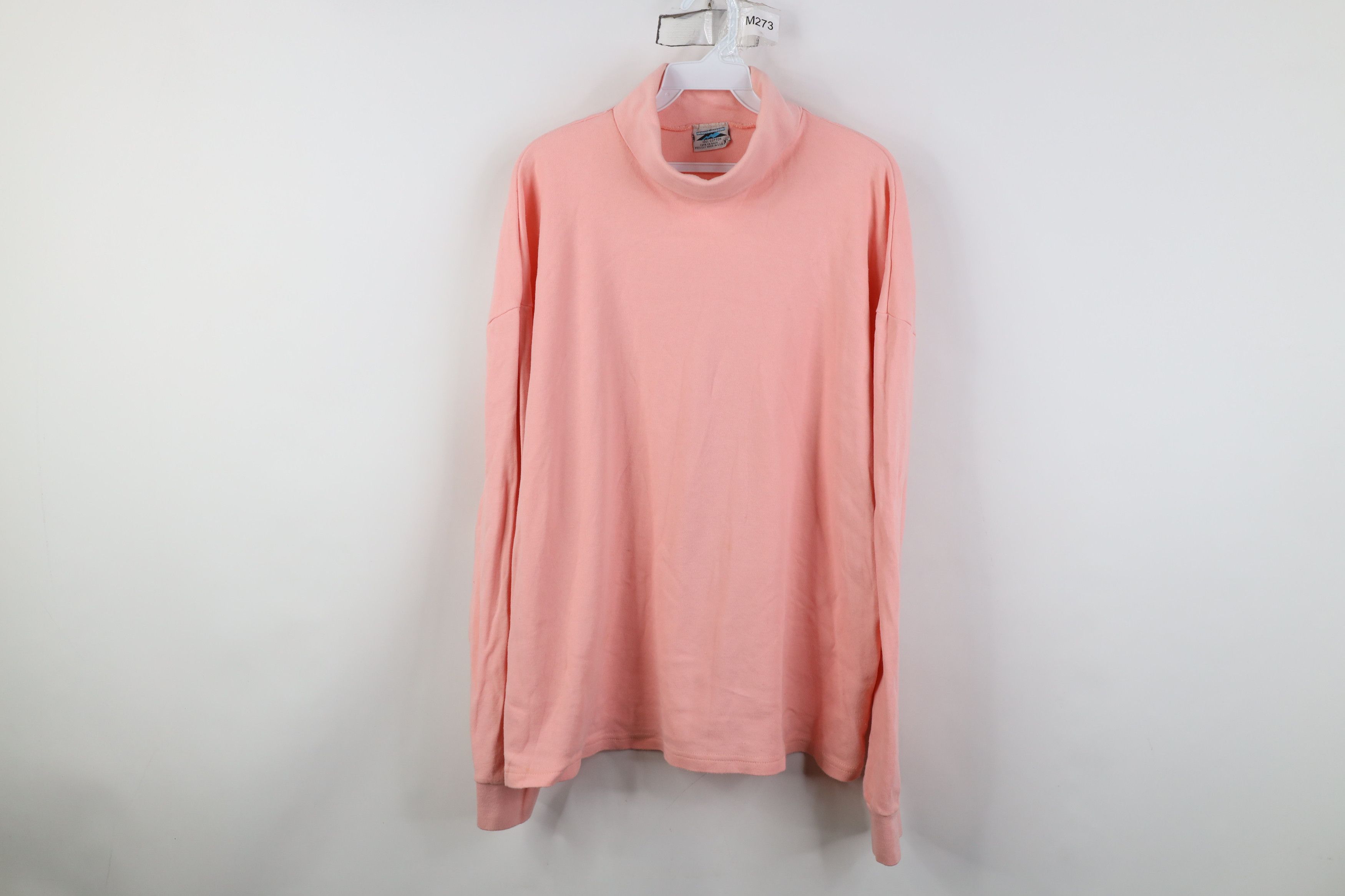 Vintage Vintage 70s Streetwear Heavy Cotton Turtleneck T-Shirt USA Size XL / US 12-14 / IT 48-50 - 1 Thumbnail
