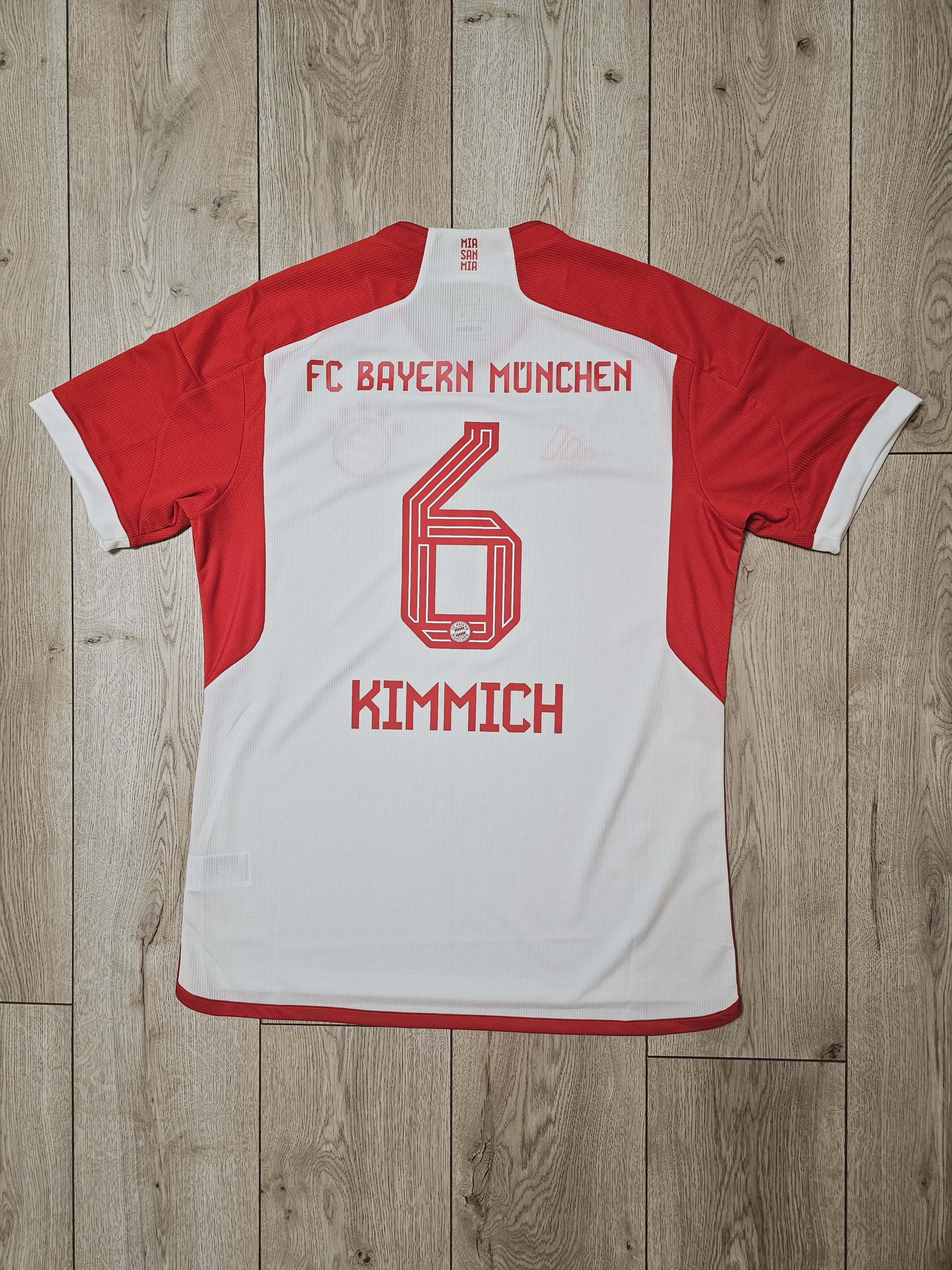 Adidas BAYERN MUNICH 2023 2024 HOME KIMMICH FOOTBALL SOCCER JERSEY Size US L / EU 52-54 / 3 - 1 Thumbnail