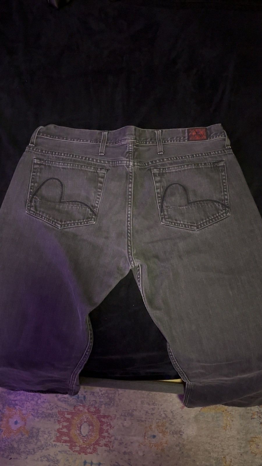 Evisu Black EVISU jeans Size US 36 / EU 52 - 1 Thumbnail