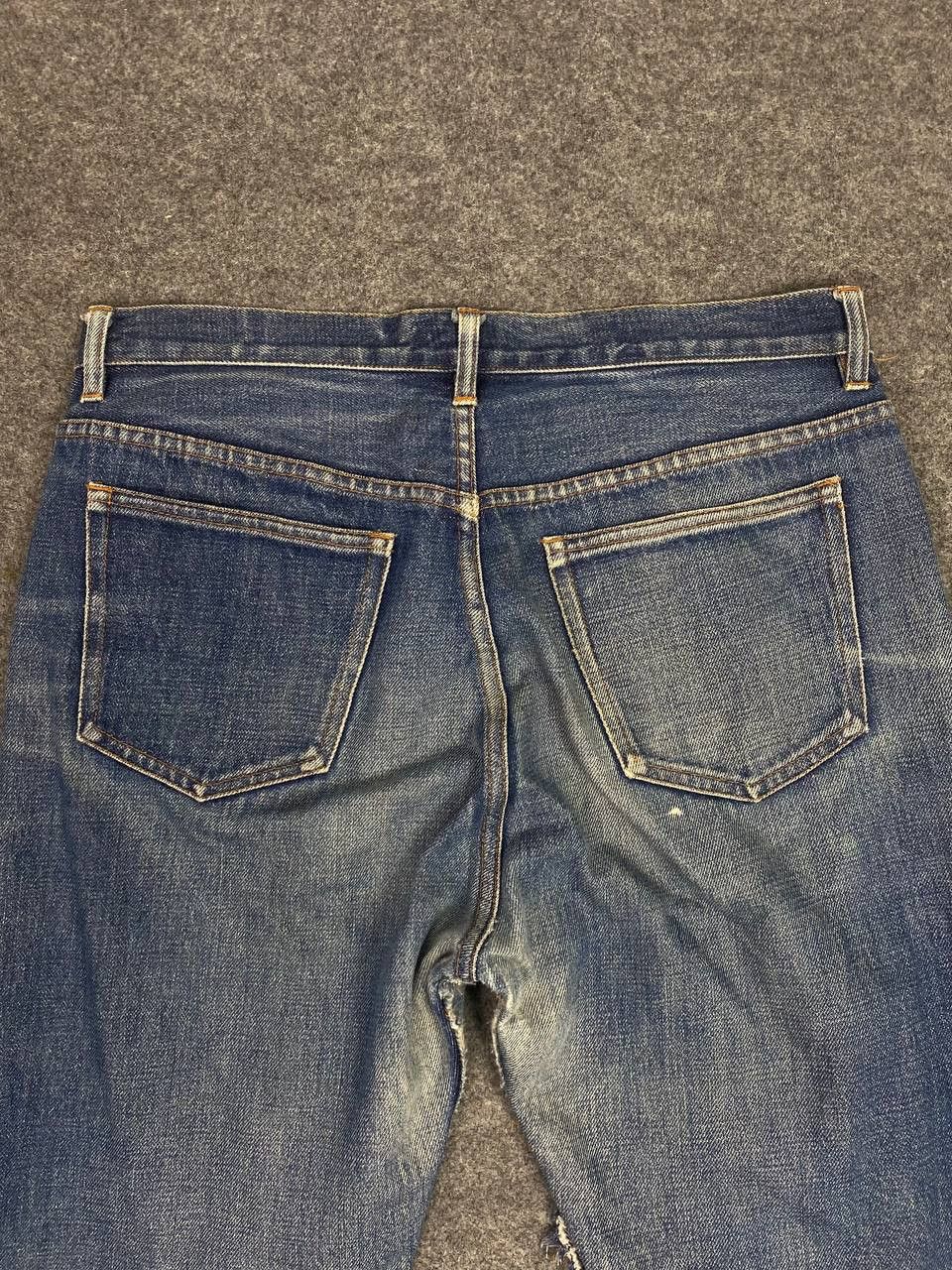 A.P.C. vintage apc japan selvedge distressed denim nice design Size US 33 - 3 Thumbnail