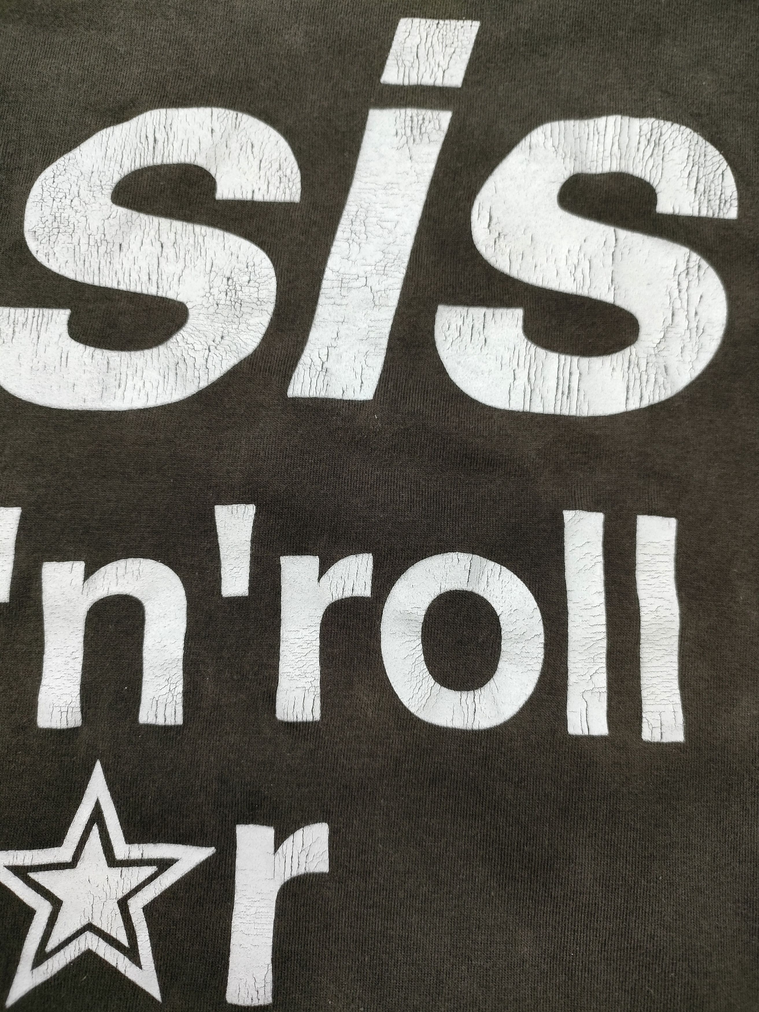 Band Tees 90s OASIS ROCK N ROLL STAR Long Sleeve EU Vintage Tee Size US XL / EU 56 / 4 - 17 Thumbnail