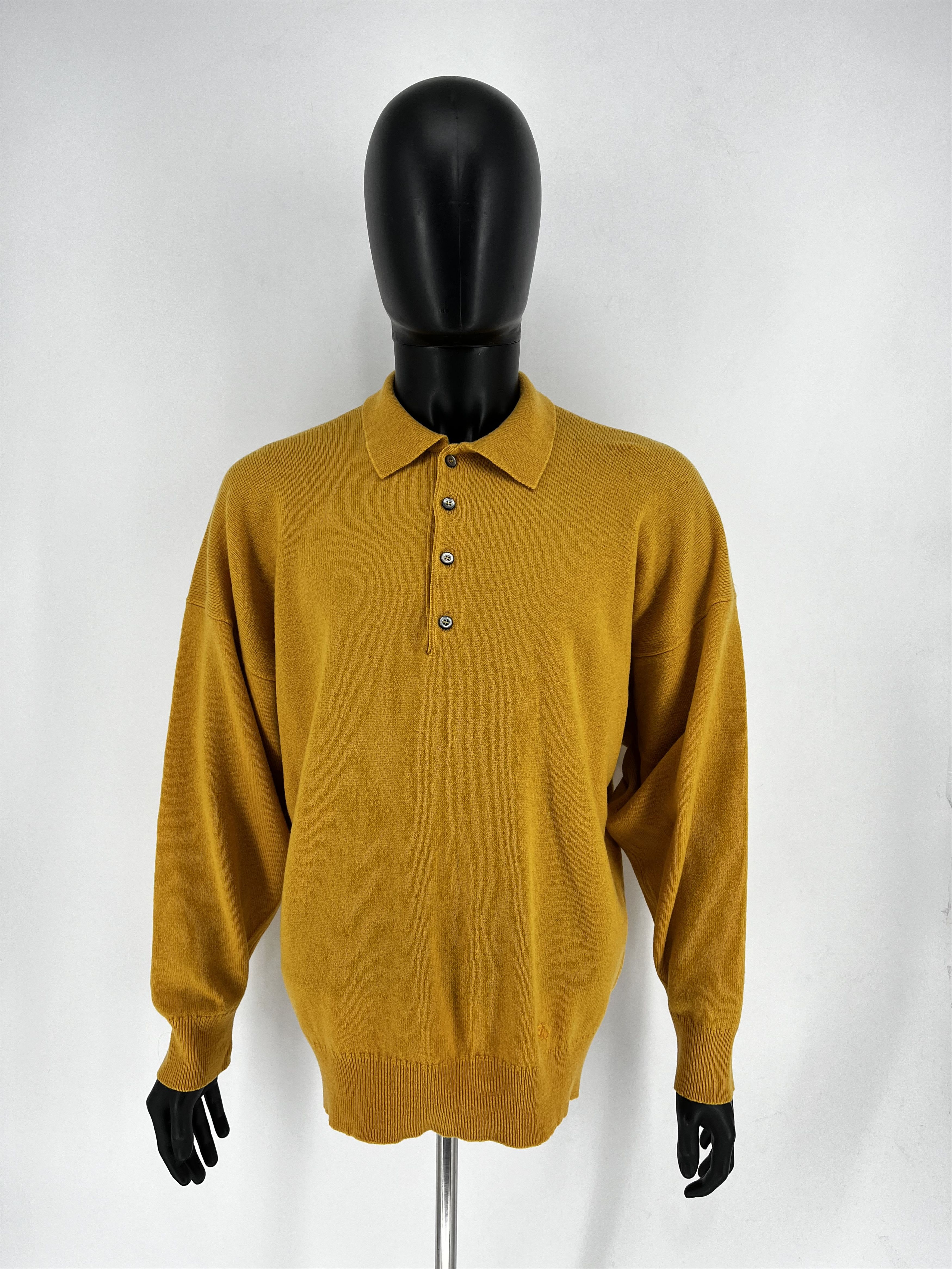 Burberry × Burberry Prorsum × Vintage Vintage BURBERRYS Jumper Sweater Polo Lambswool 90s Size US L / EU 52-54 / 3 - 2 Thumbnail
