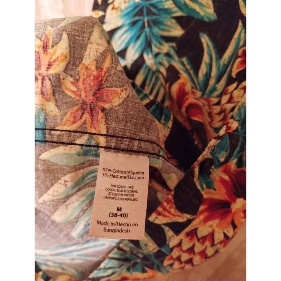 George Hawaiian Short Sleeve Shirt Mens Slim Fit Button Down Tropic Size US M / EU 48-50 / 2 - 6 Thumbnail